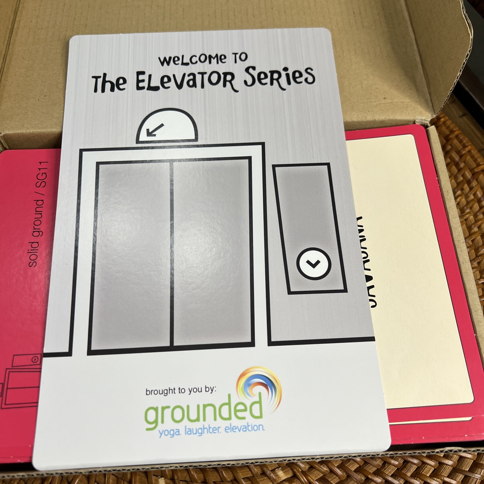 Grounded Yoga, Laughter, Elevation The Elevator Series Pose Cards For Children