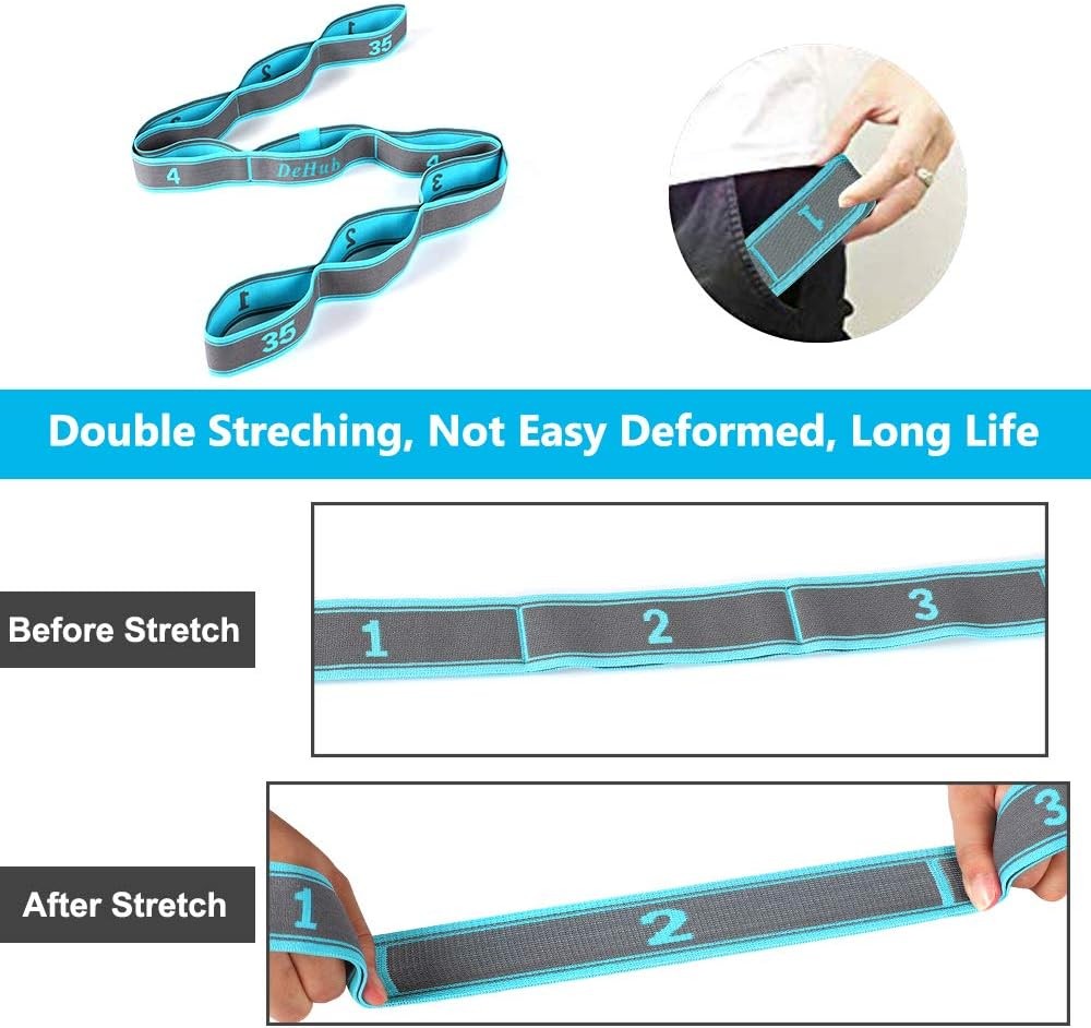 Stretch Strap Multi-Loop Elastic Yoga & Pilates