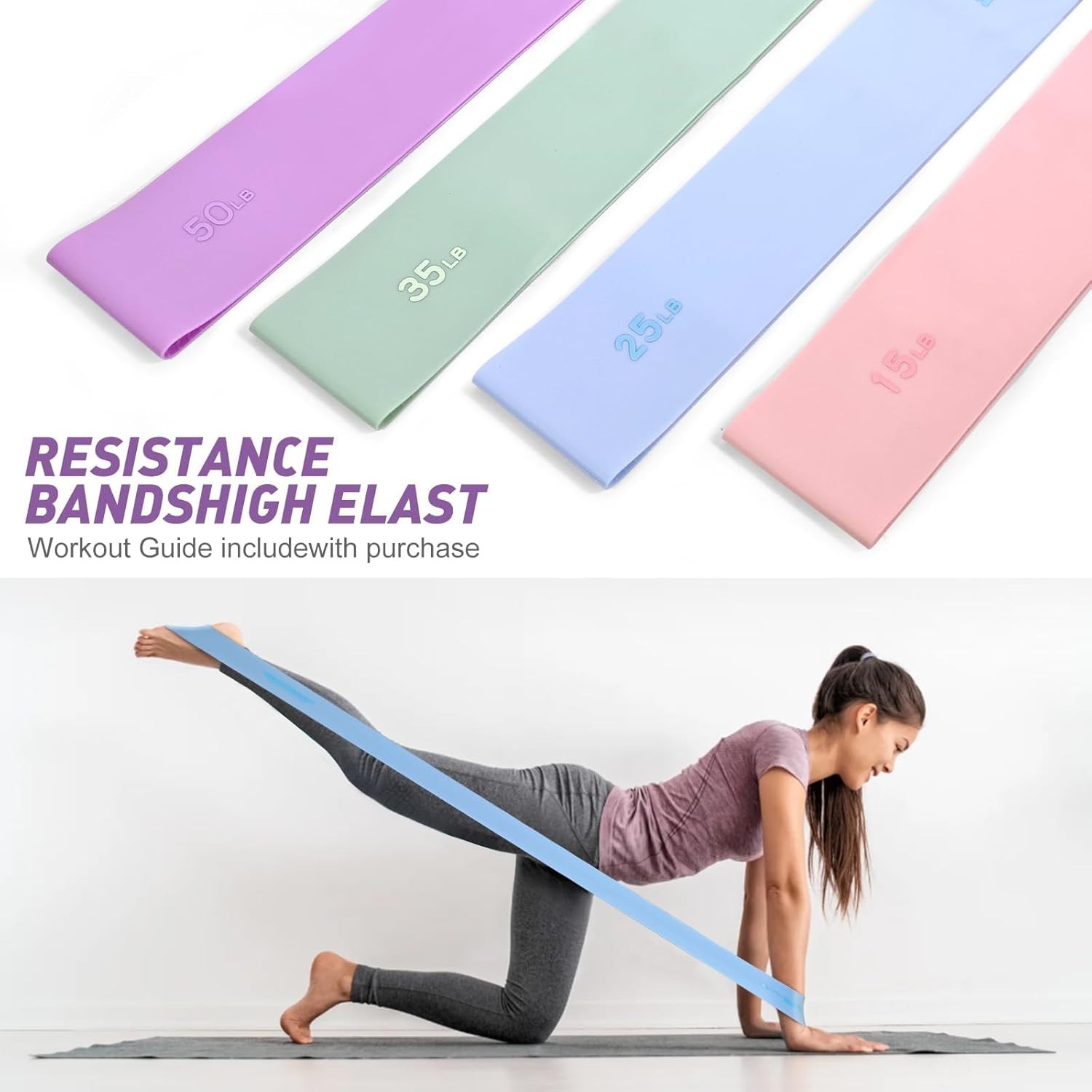 Women&rsquo;s Home Pilates Set: Pilates Ring and Ball Combo W/Res Bands, Starter Kit