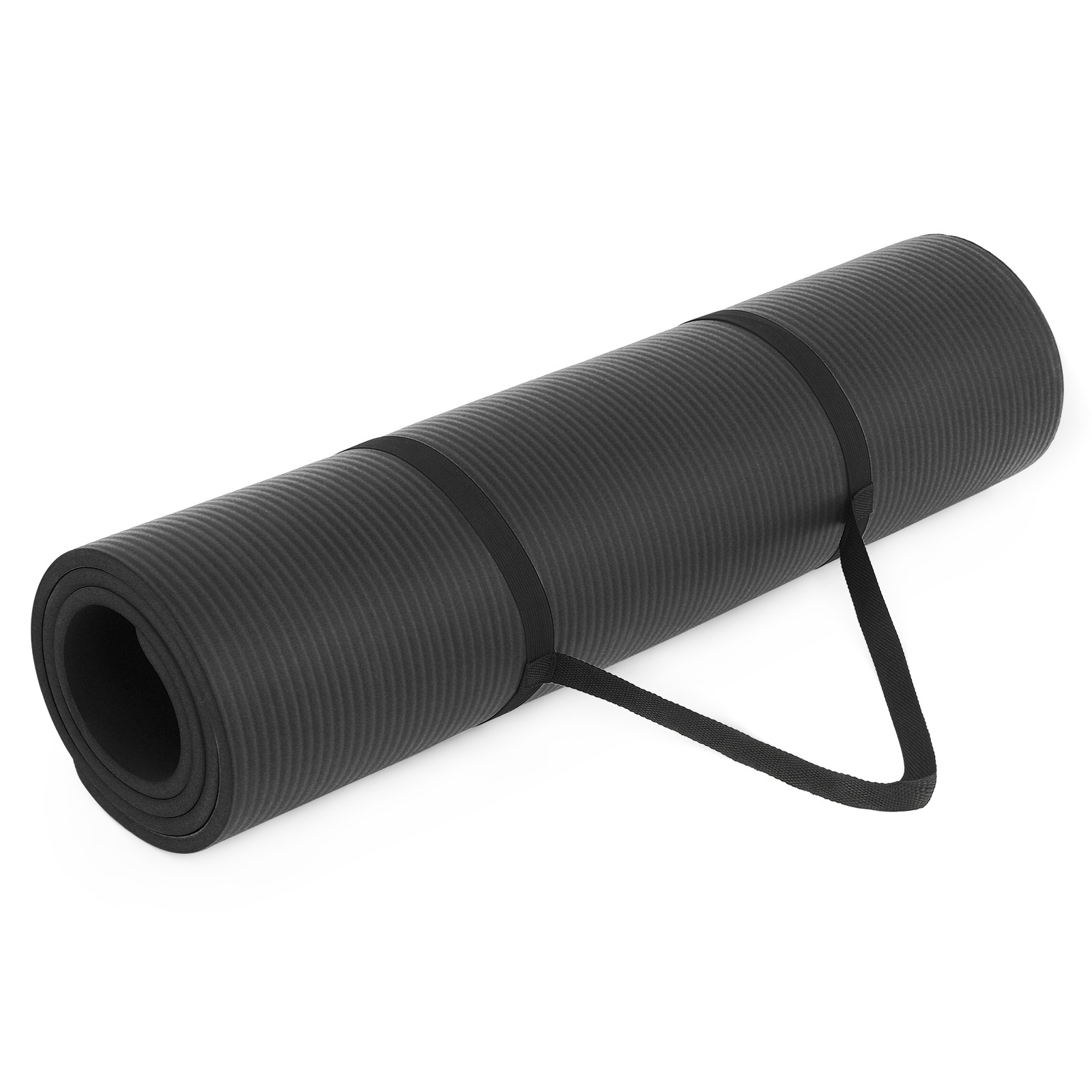 Non Slip 73&Prime;x32&Prime; Exercise Yoga Mats Gym Pilates Meditation Fitness w/Carry Strap
