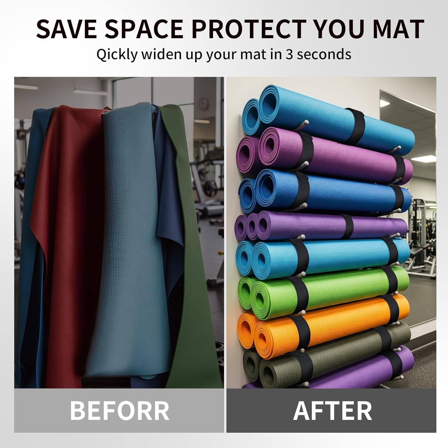 Multi-Purpose Yoga Mat Carrier with Snap Closure – Ideal for Active Lifestyles