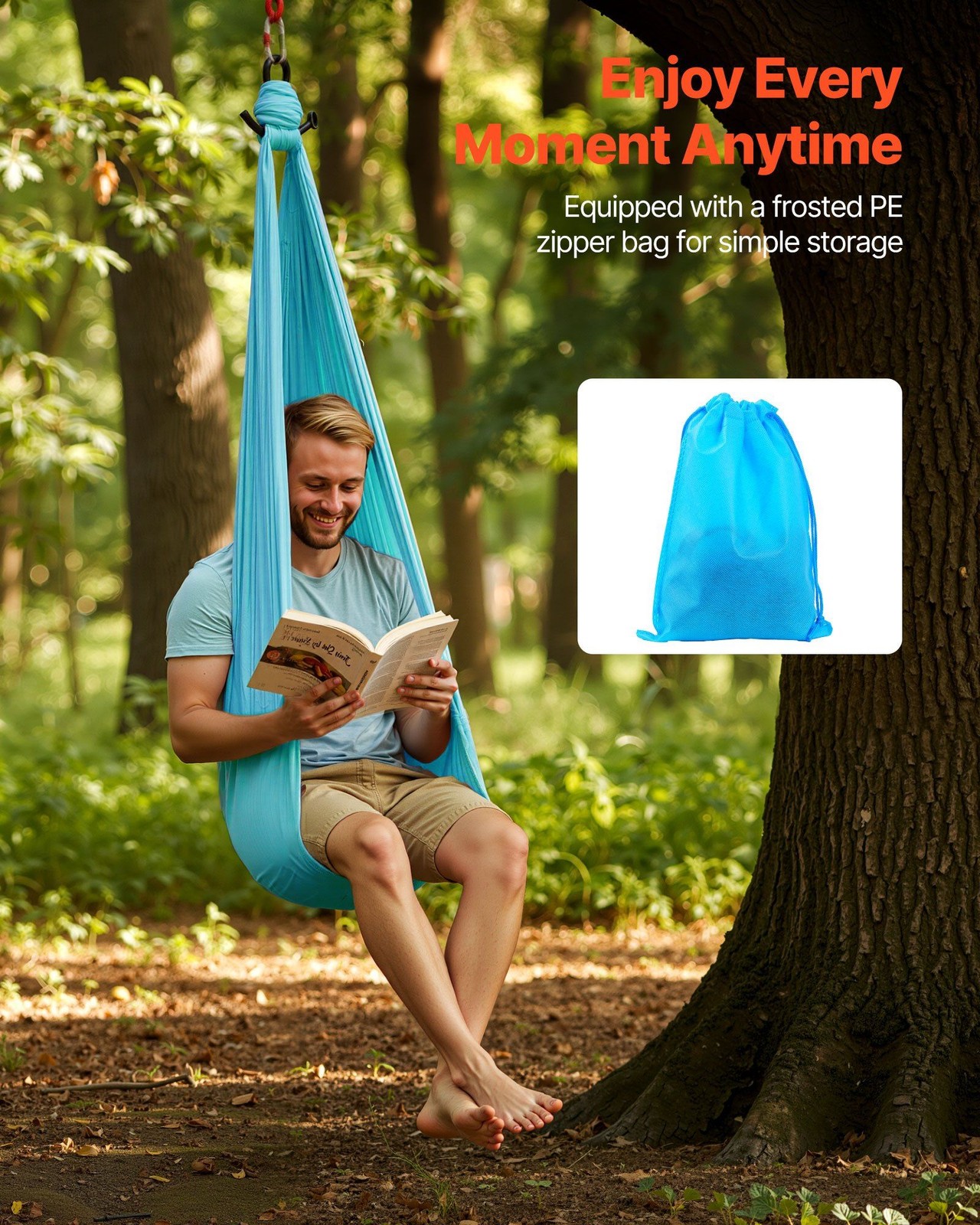 Versatile Aerial Swing System 300lb Converts Easily Between Modes