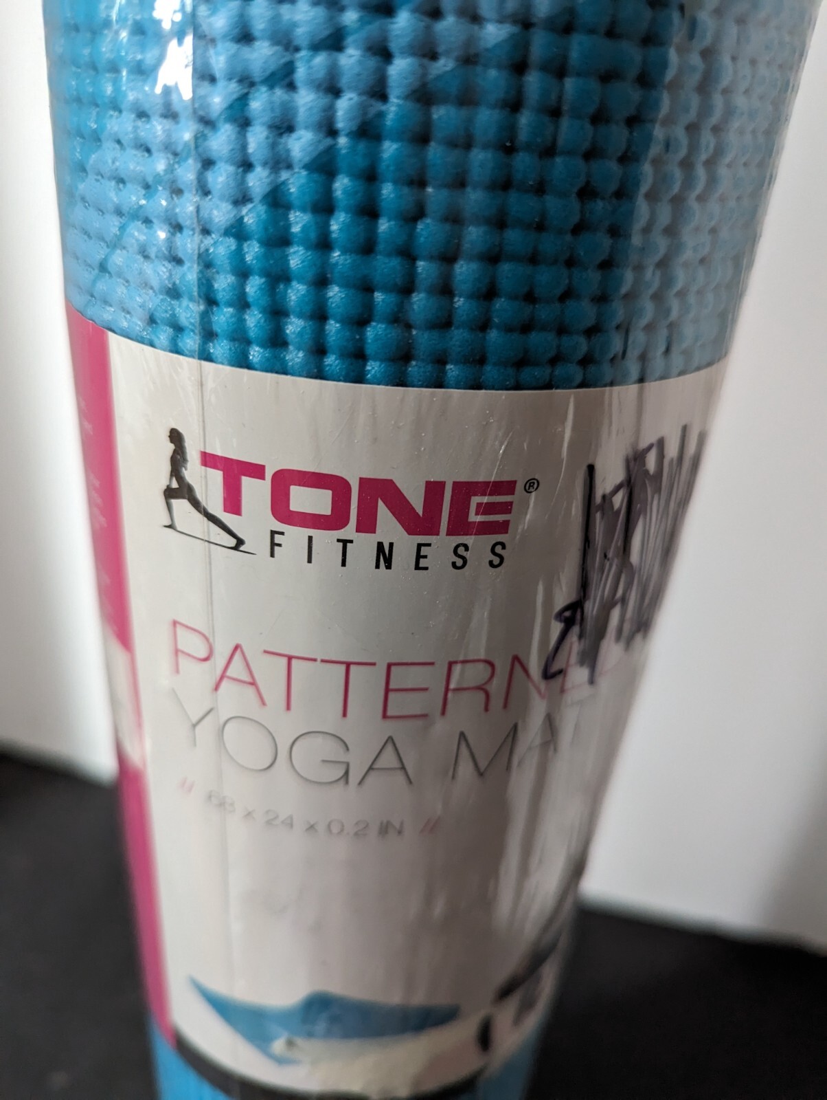 Tone Fitness Floral Patterned Yoga Mat 68 x 24 x .2