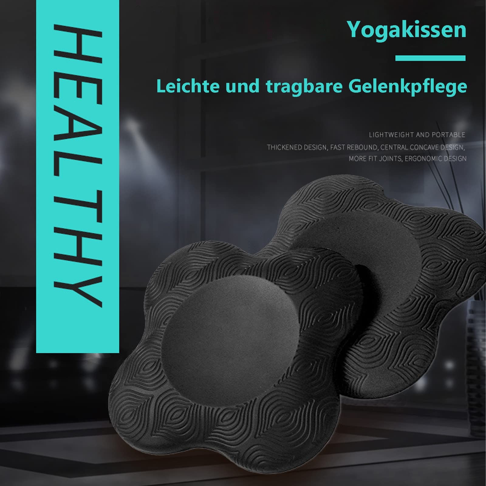 Yoga Knee Pad Non Slip Knee Pads Pilates Mat to Protect Knees, …