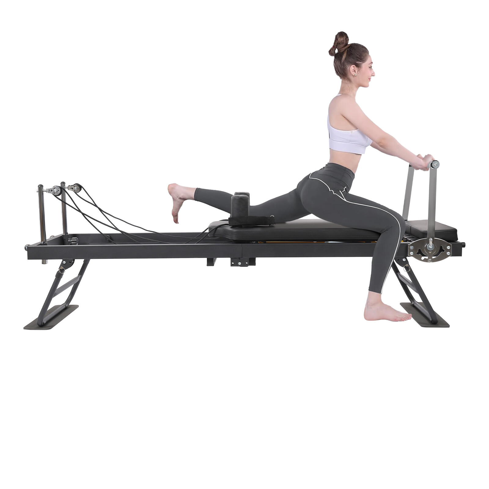 Multifunctional Yoga Fitness Equipment Foldable Pilates Reformer Machine