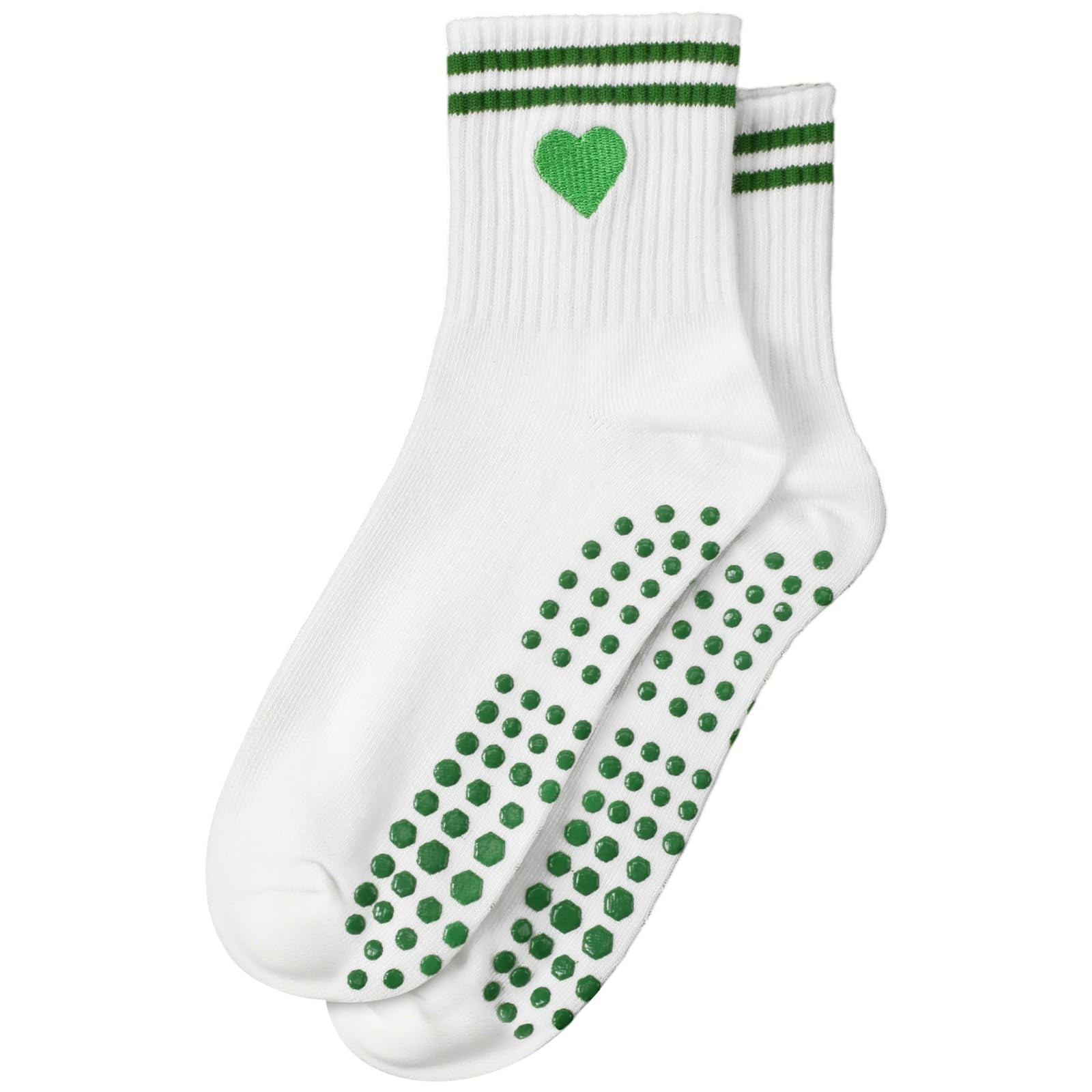 Jeyiour Pilates Socks with Grips Women Non Slip Yoga Socks for Ballet Dance B…