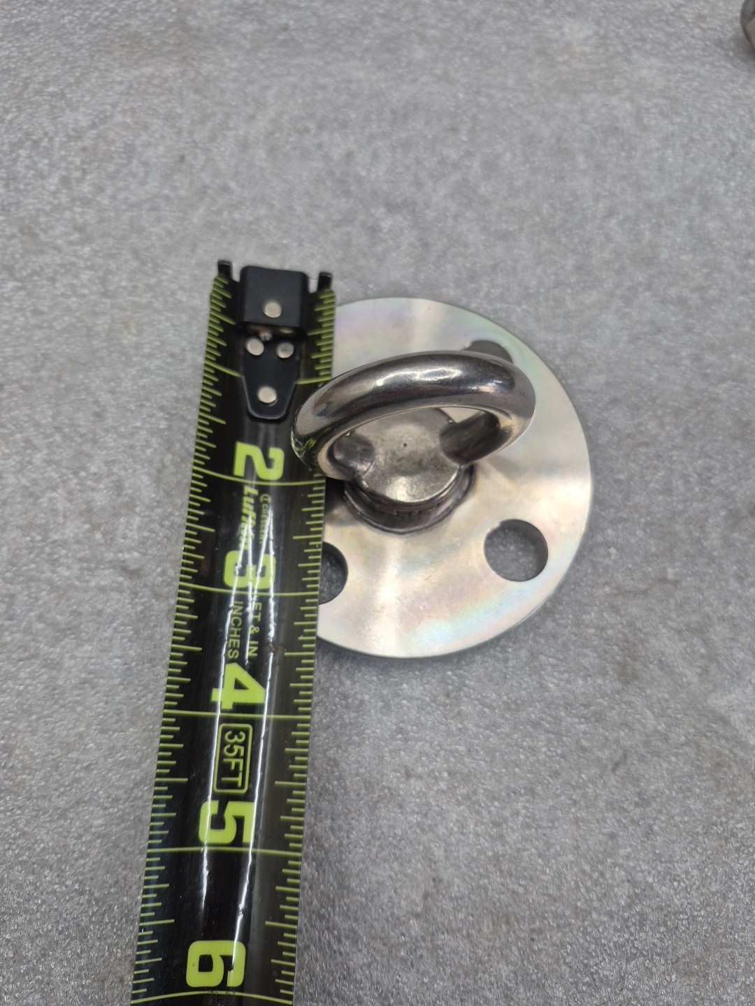 Stainless Hammock Wall Mount Anchor Hook Yoga Accessories Eye Plate Hanging