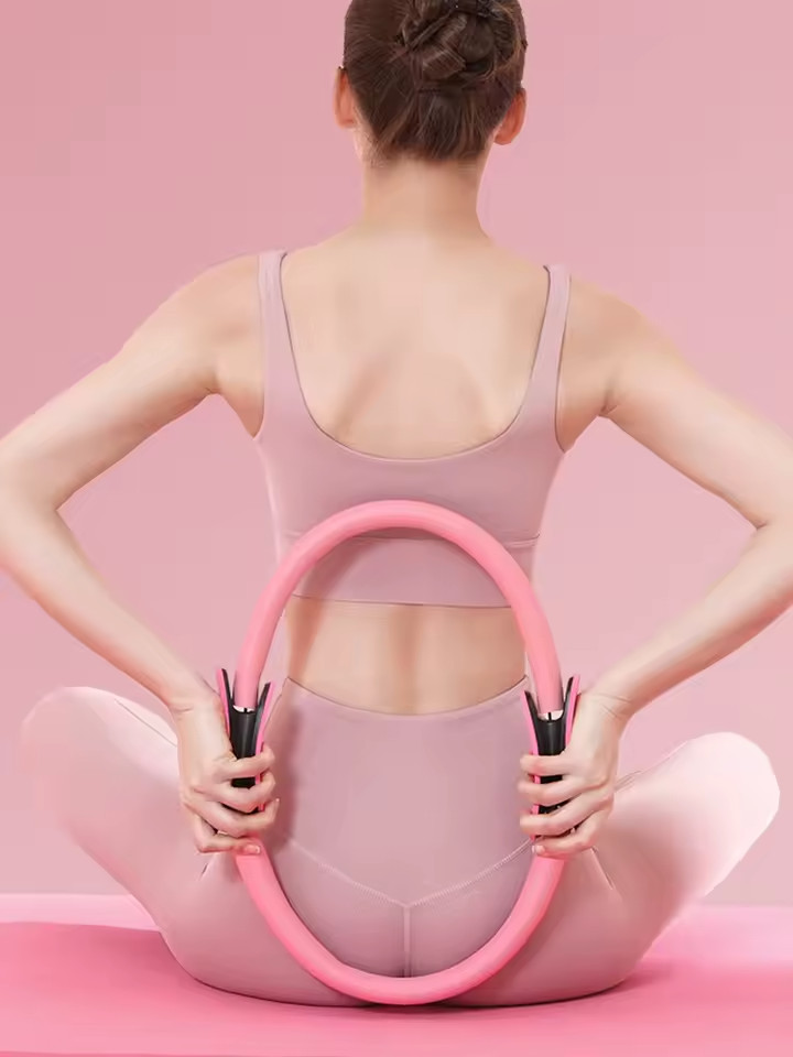 Dual-Grip Pilates Ring – Magic Circle for Yoga, Resistance & Full-Body Workouts