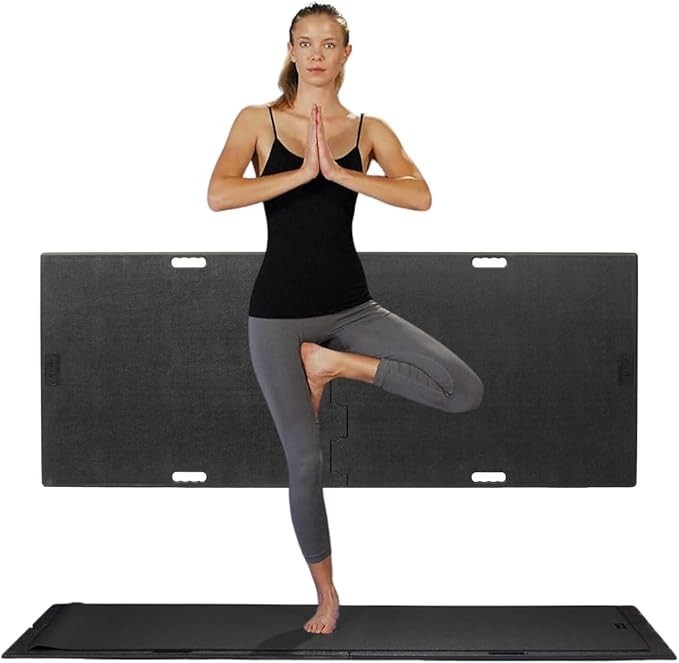 Yoga Mat Support Board 73×28.75 Inch Portable Platform for Carpet Grass