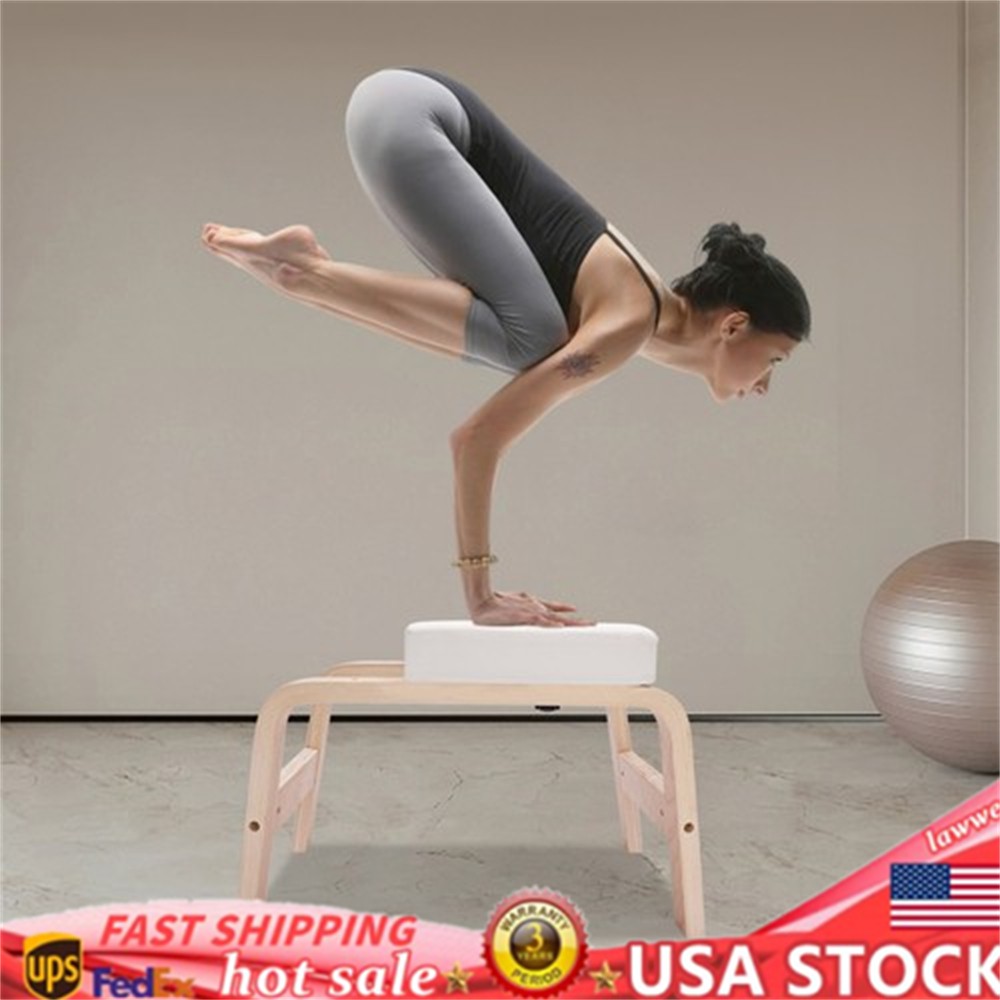 Yoga Headstand Stool Bench Stand Inversion Chair Fitness Inversion Exercise Gym