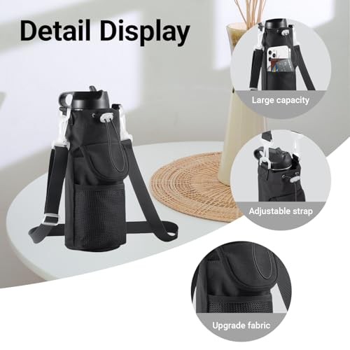 NEW STYLE Water Bottle Holder Crossbody Bag with Shoulder Strap – Leakproof