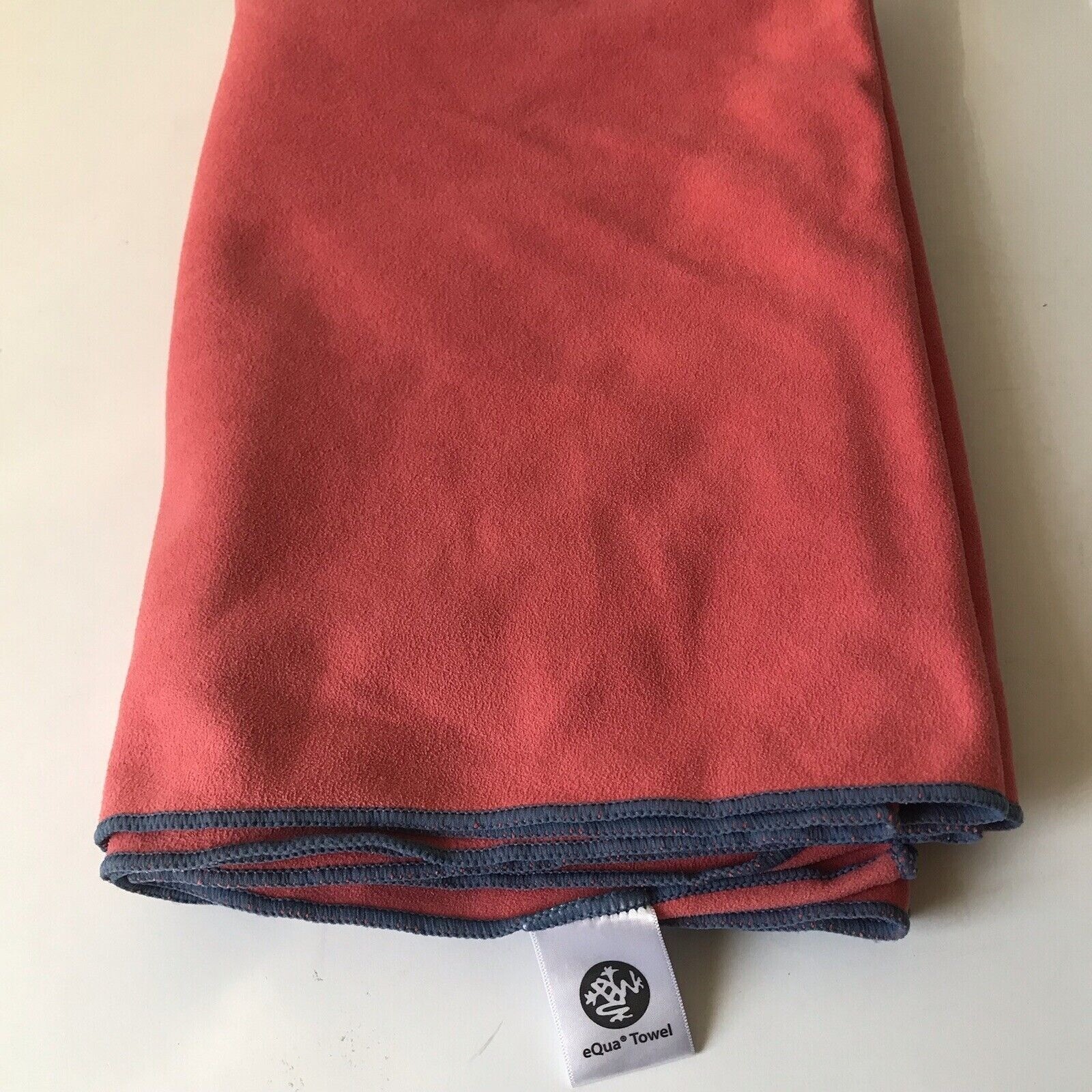 eQua camping towel quick dry yoga mat pink gray standard size large 24.5 x 72