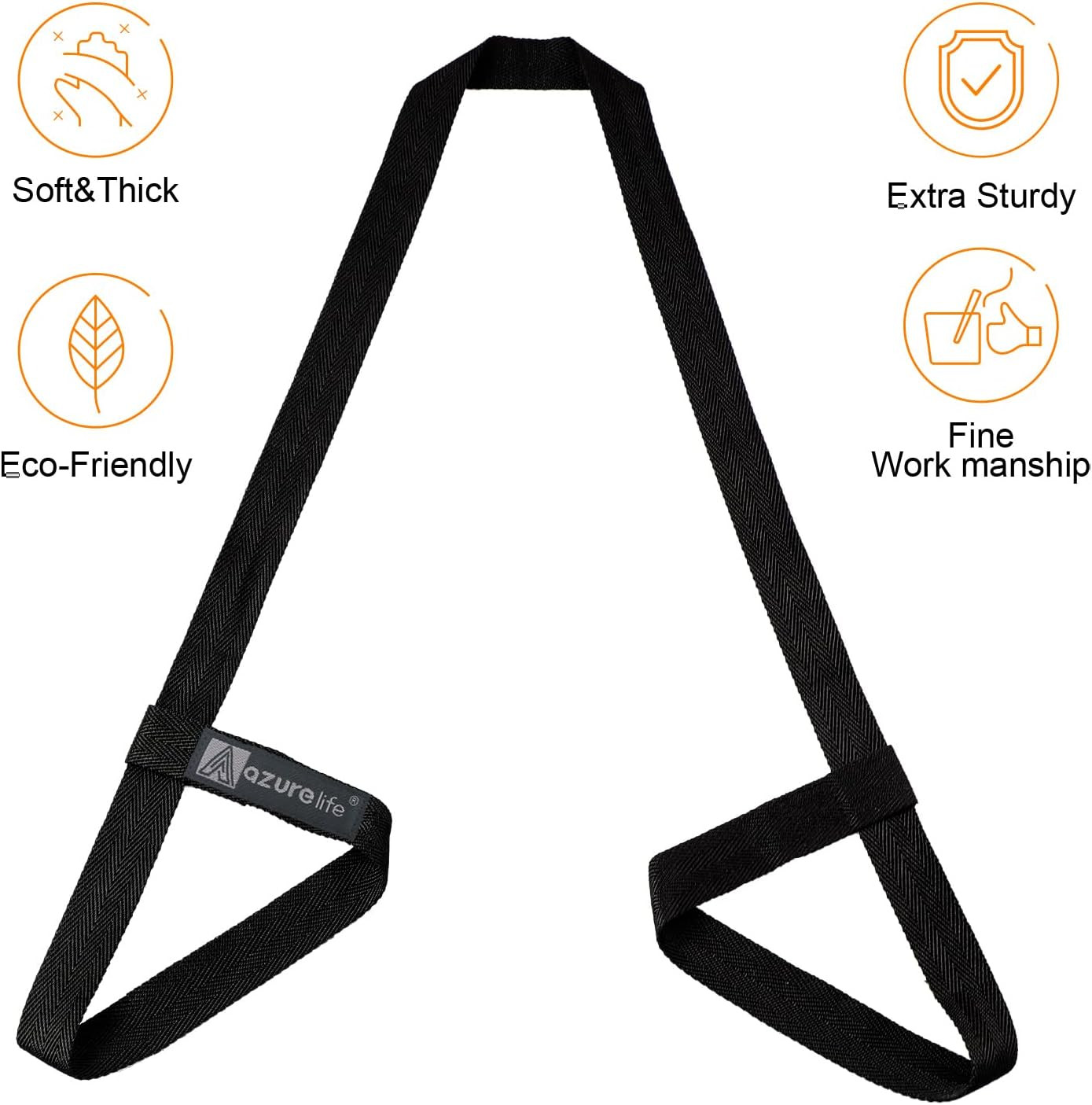 Yoga Mat Sling with Easy-Cinch Straps for Convenient Carrying