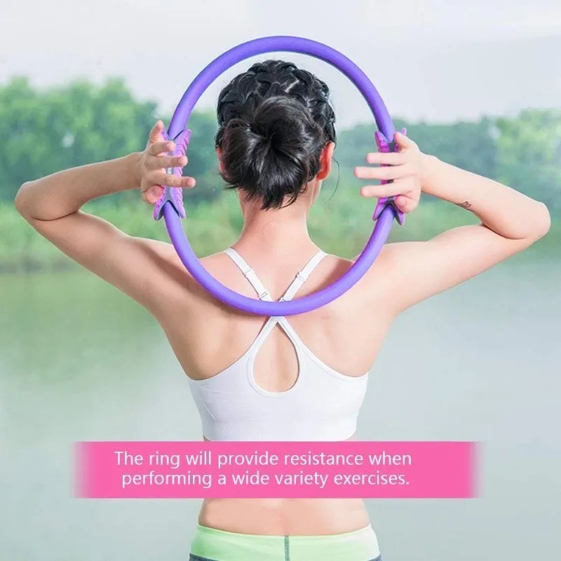 Pilates Ring Fitness Weight Exercise Yoga Circle Full Body Trainer Yoga Tool