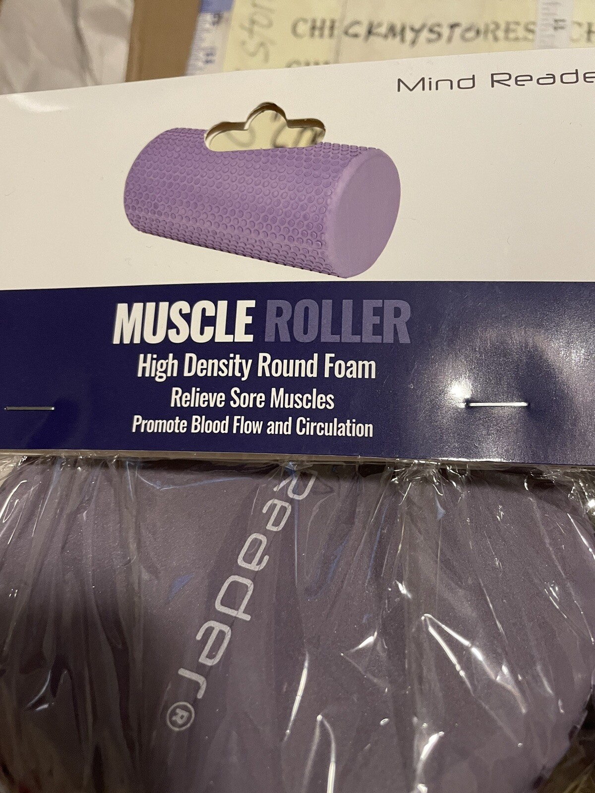 2X New Mind Reader Muscle Roller High Density Round Foam 12”X 6” Diameter