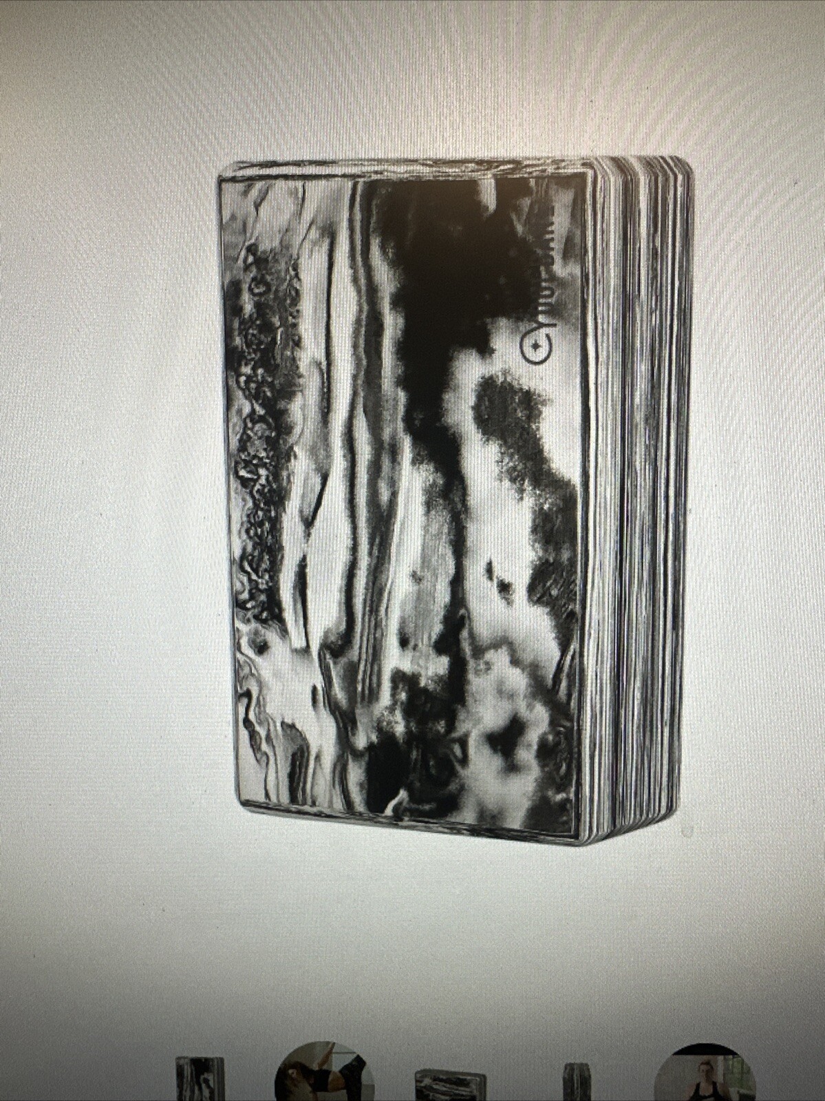 Yogibare Yoga Block Black Marble