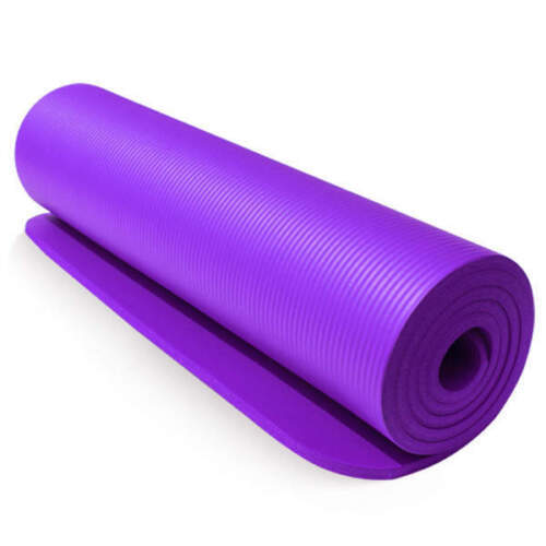 Yoga Mat 15mm Thick Durable Non Slip For Gym Exercise Fitness Pilates Workout