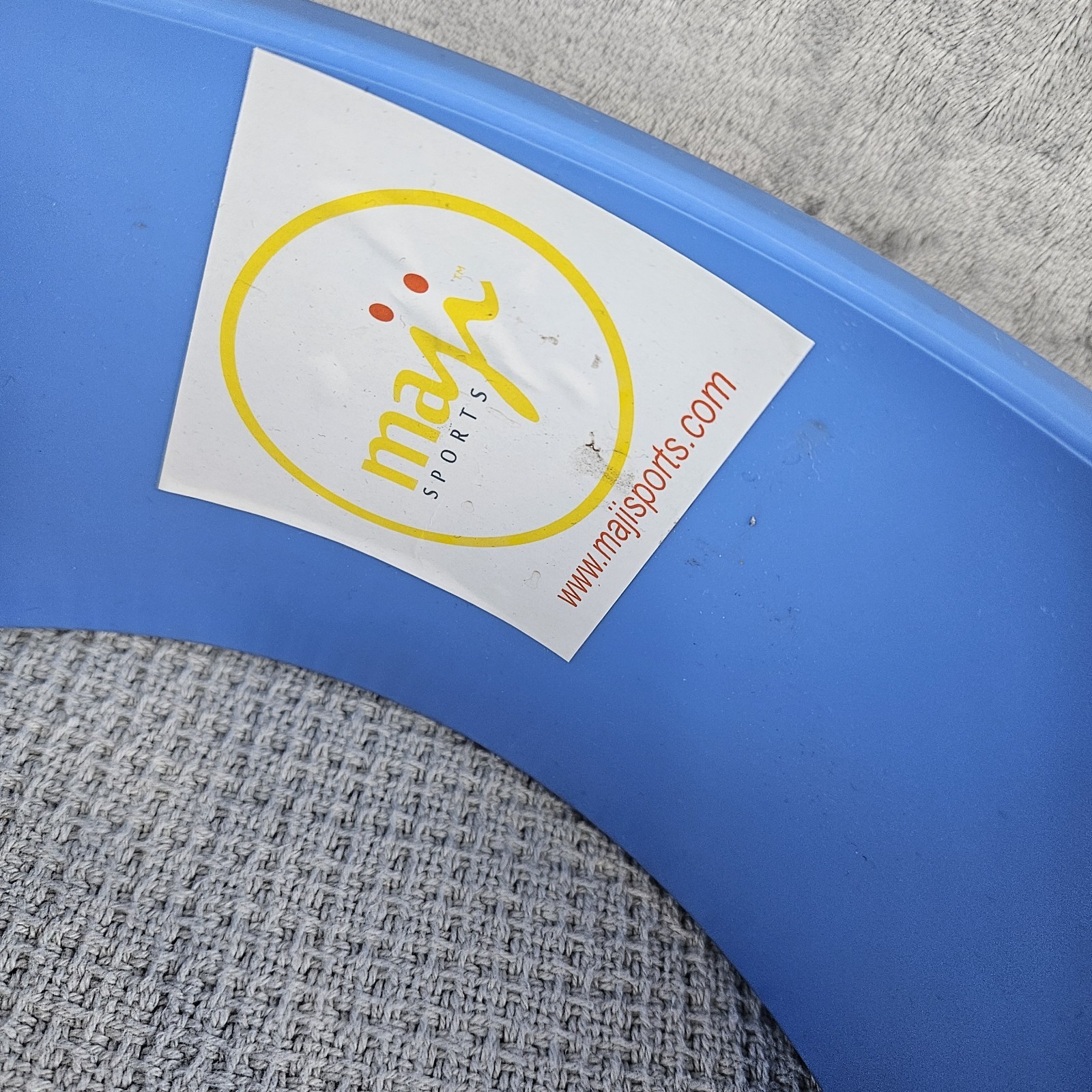 12 Inch Yoga Wheel Blue + Splatterpaint Cork Maji Sports