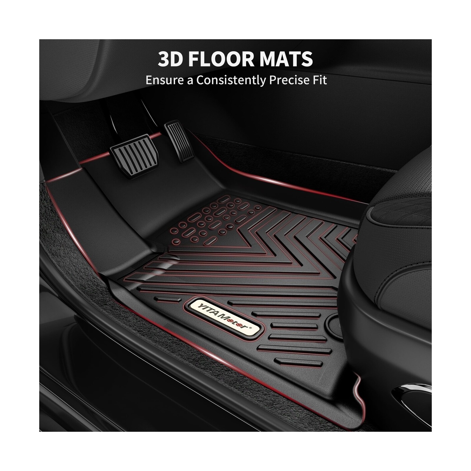YITAMOTOR Floor Mats Fit for Fusion & MKZ 2013 2014 2015 2016, Custom Fit Flo…
