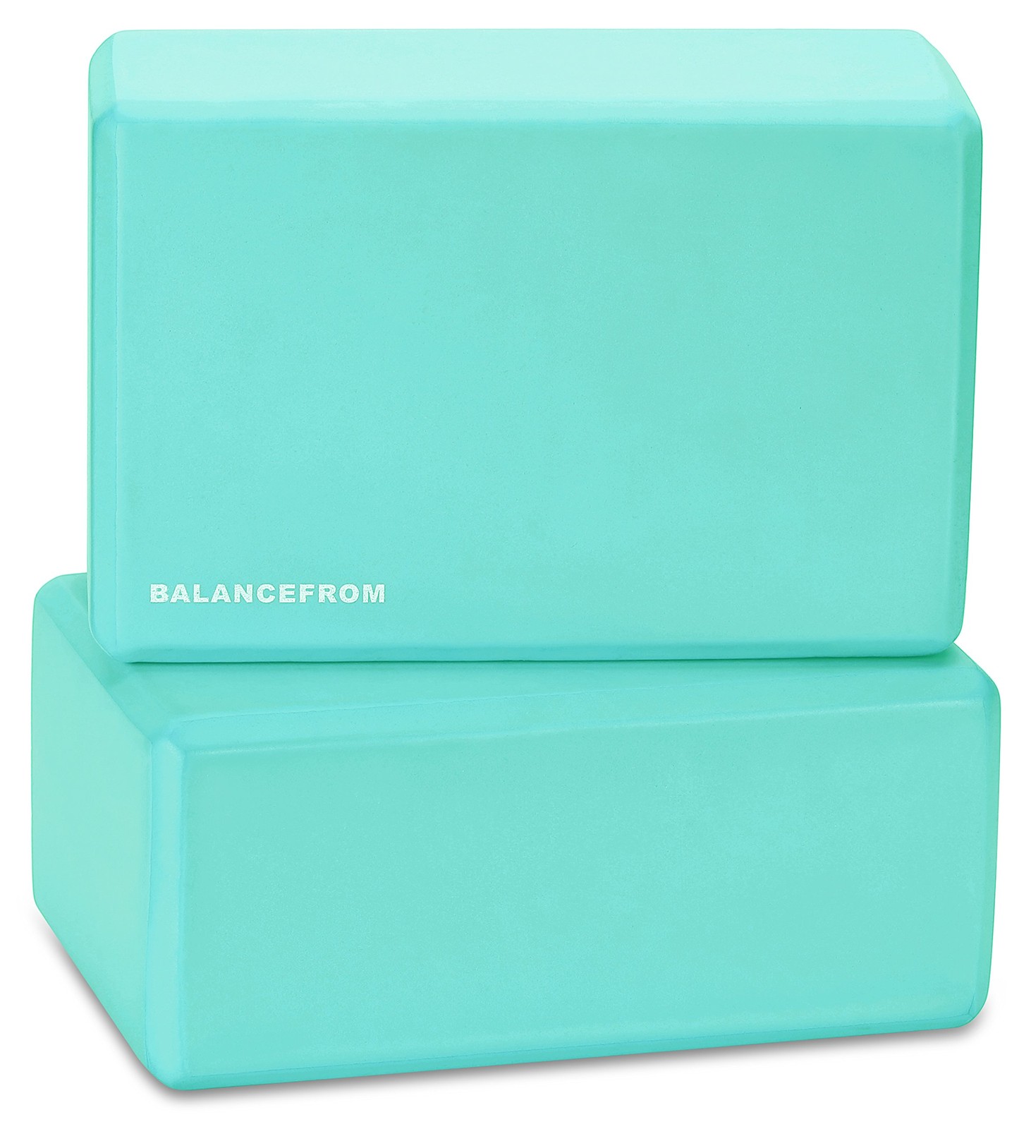 Set of 2 High Density Yoga Blocks, 9&Prime;x6&Prime;x4&Prime; Each, Pair (Green)