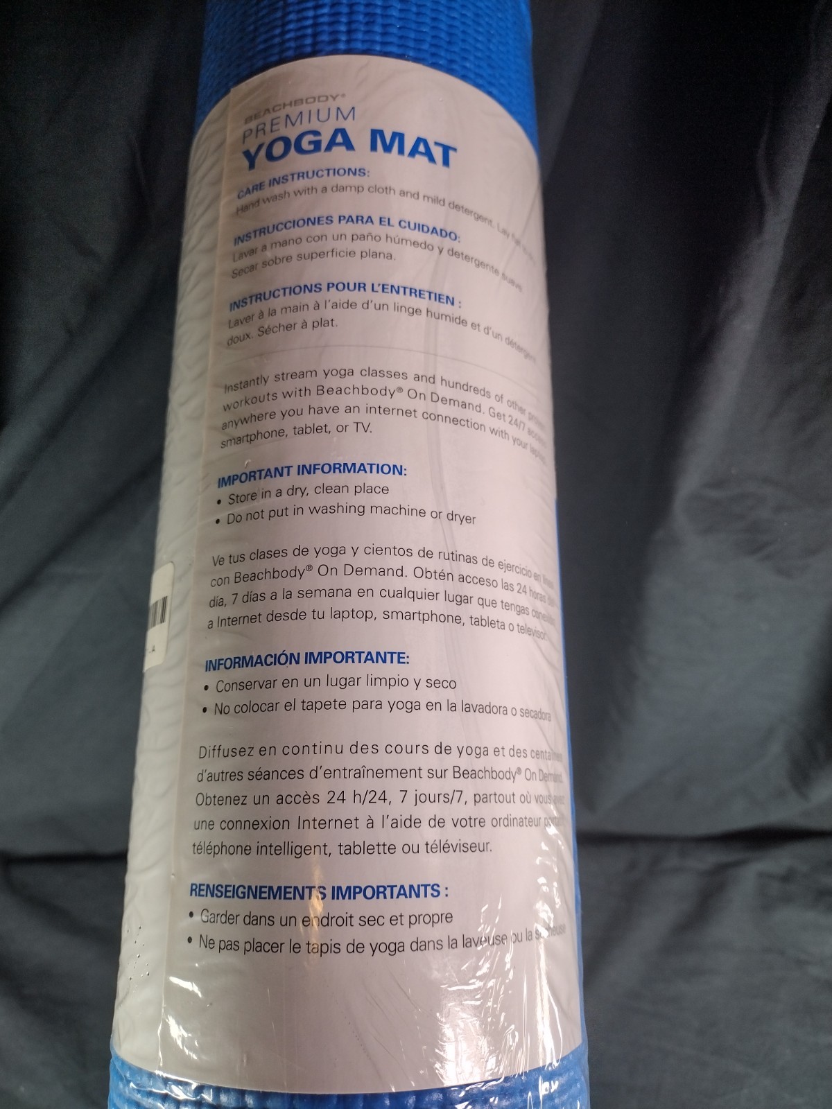 Beachbody Premium 71&Prime;x26&Prime; Yoga Mat Extra Thick Workout Exercise Training New