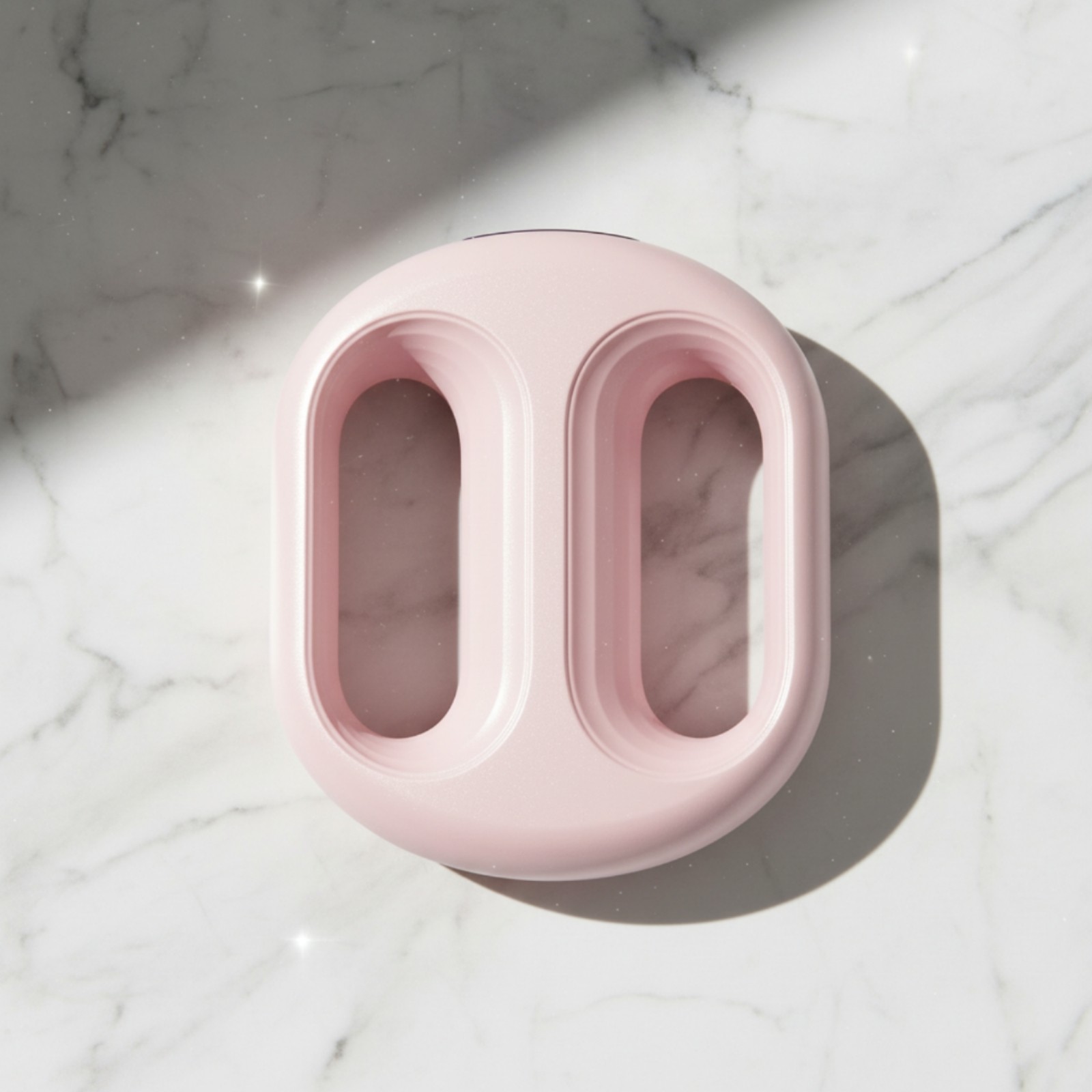 Fascia Circular Massager Button Controls Battery-Operated Circular Massager