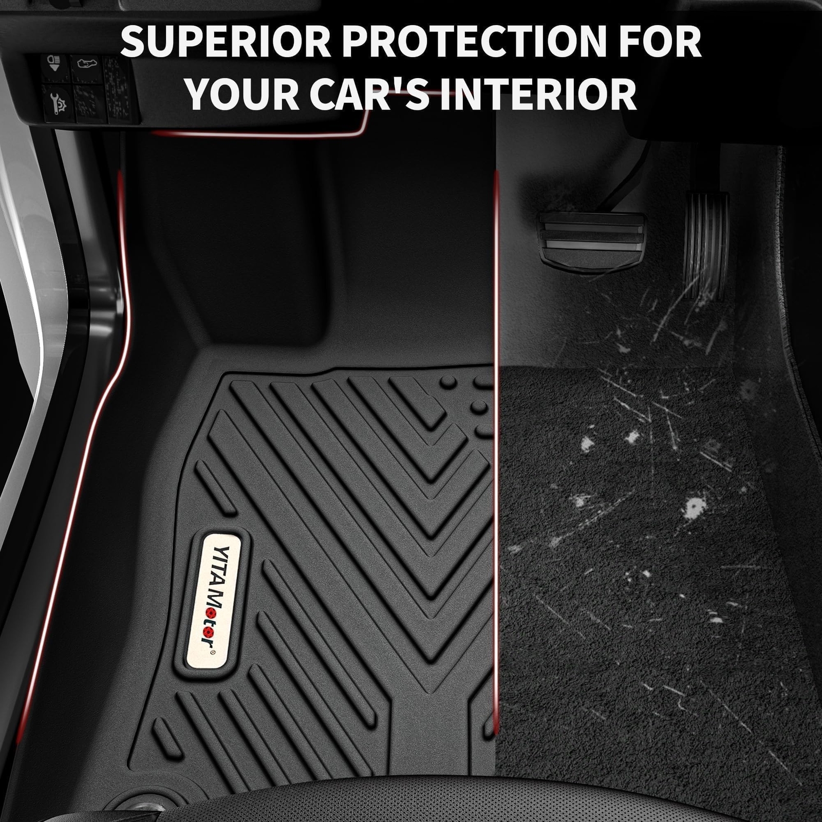 YITAMOTOR Floor Mats Compatible with 2019-2025 Chevrolet Silverado 1500/GMC S…