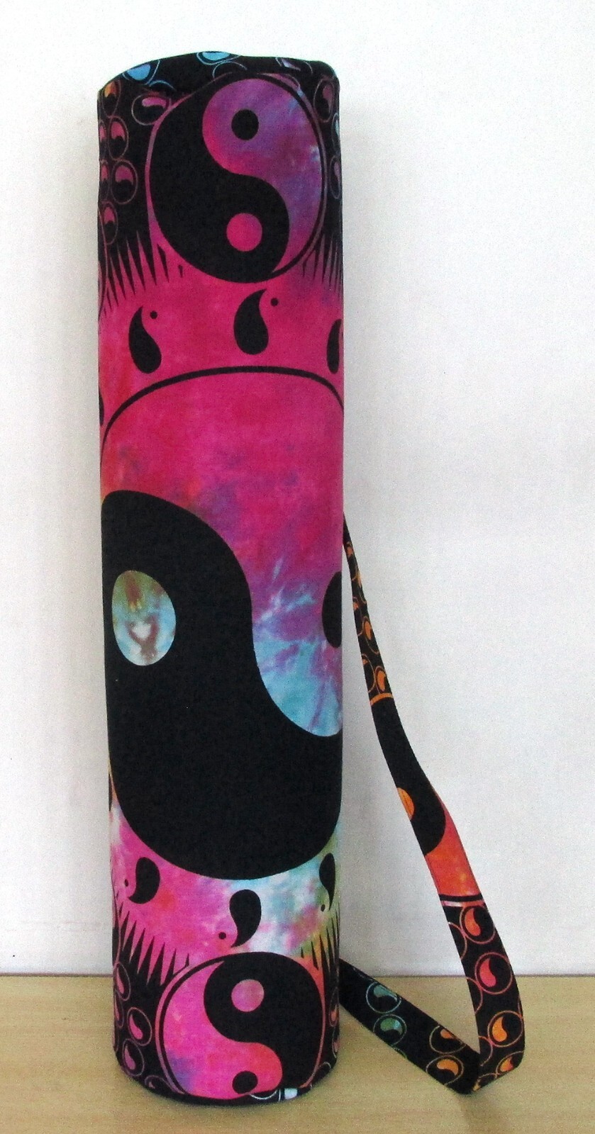 Indian Multi Yin Yang Mandala Bag With Shoulder Strap Yoga Mat Carrier Yoga Bags