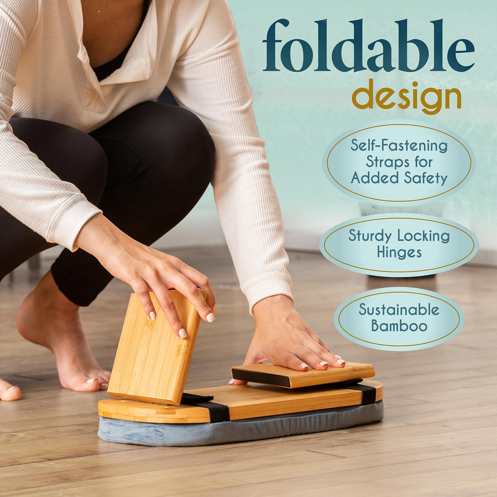 Meditation Bench – , Foldable & Ergonomic Meditation Stool – Sturdy Prayer Be…