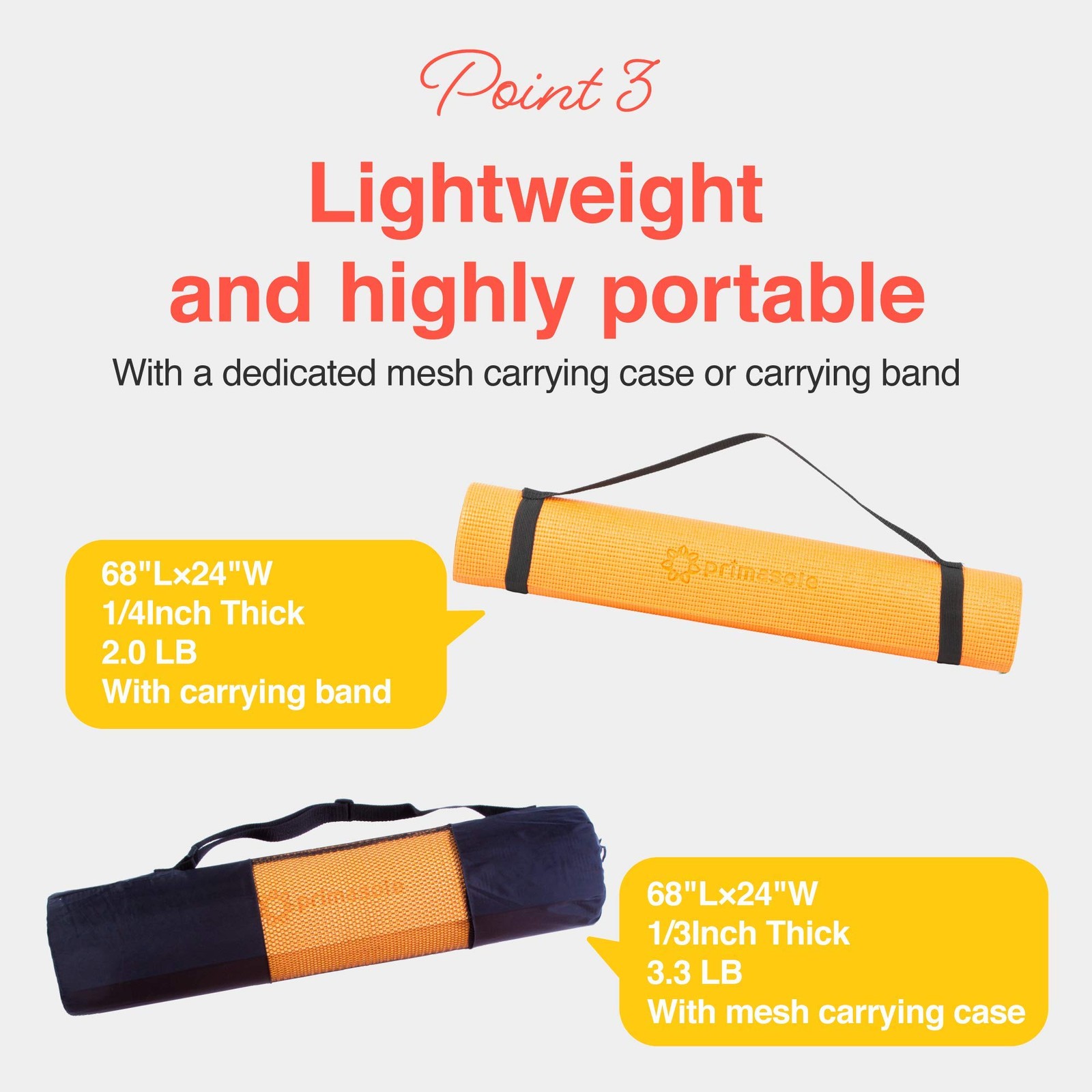 Yoga Mat with Carry Strap for Yoga Pilates Fitness and Floor Workout at Home …