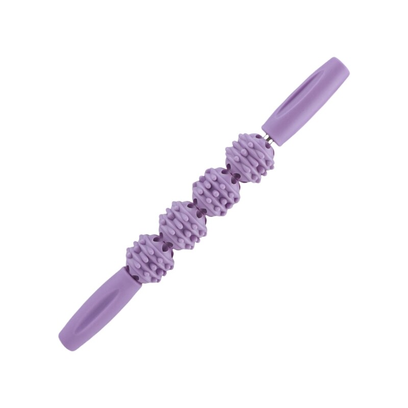 Portable Muscle Roller with Spiky Balls Massager for Deep Tissue Massage