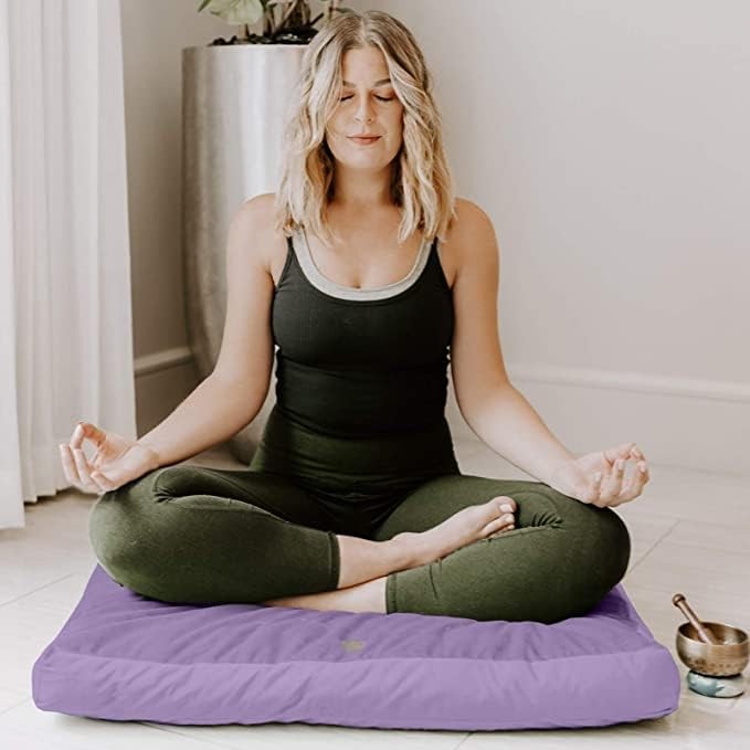 Florensi Meditation Mat Zabuton, Velvet Floor Cushions for Sitting, Meditatio…