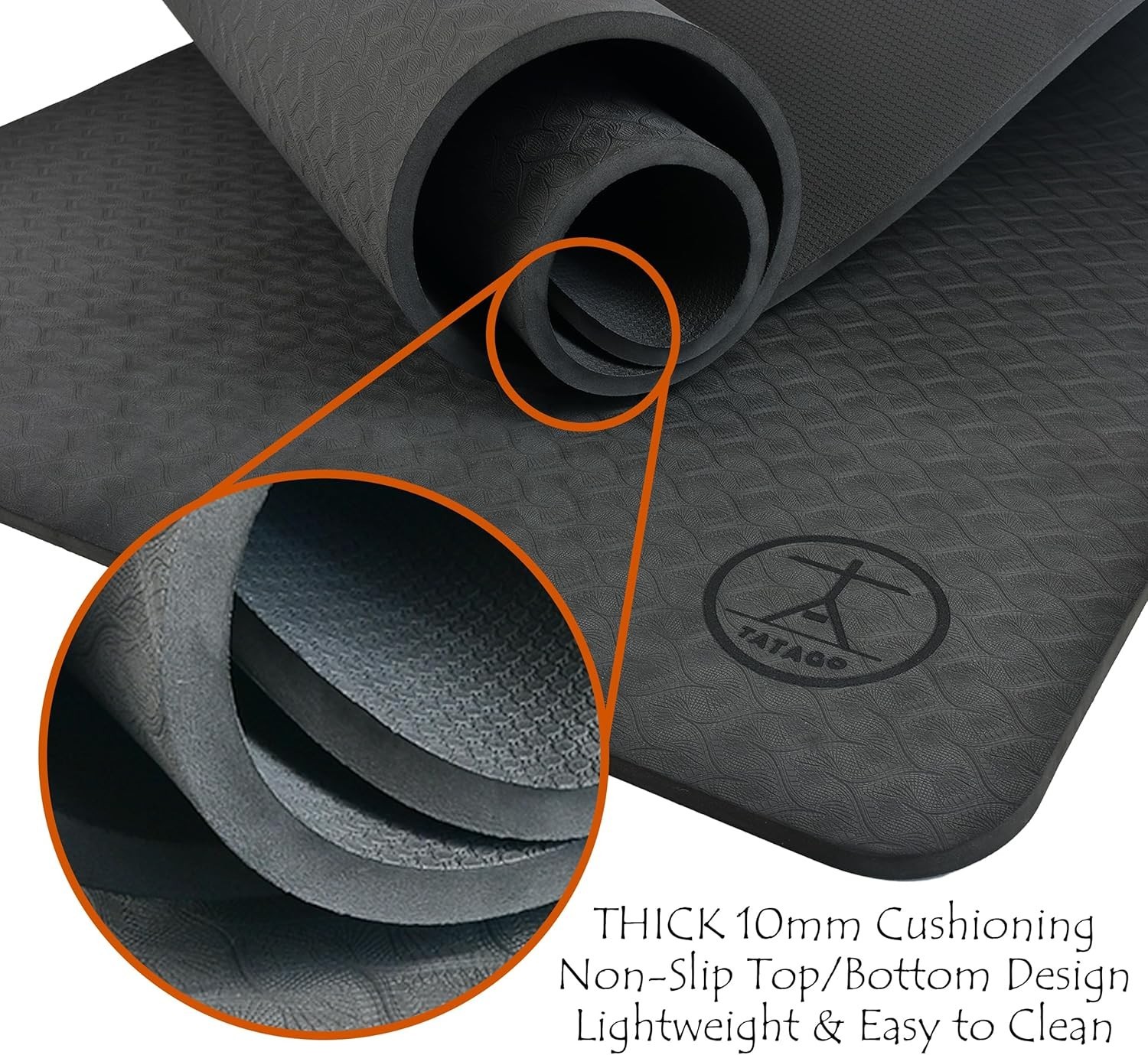 Extra Thick Yoga Mat Wide & XL-Our 10mm Extra Large Yoga Mat Thick Extra Wide