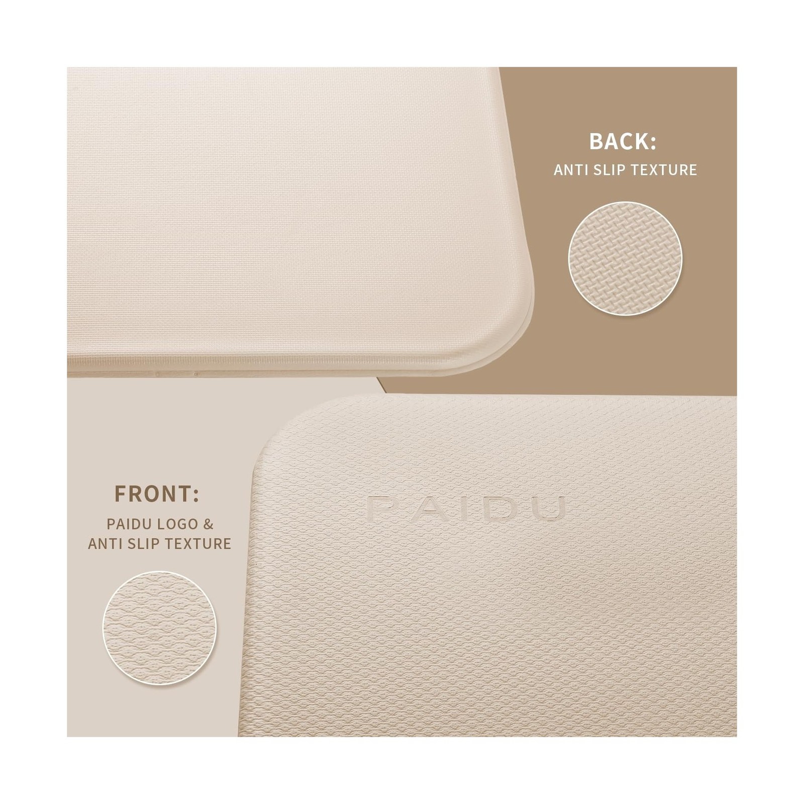 PAIDU Foldable Yoga Mat – 10mm Extra Thick, 75&Prime;26&Prime; Non-Slip Exercis… Fast Ship