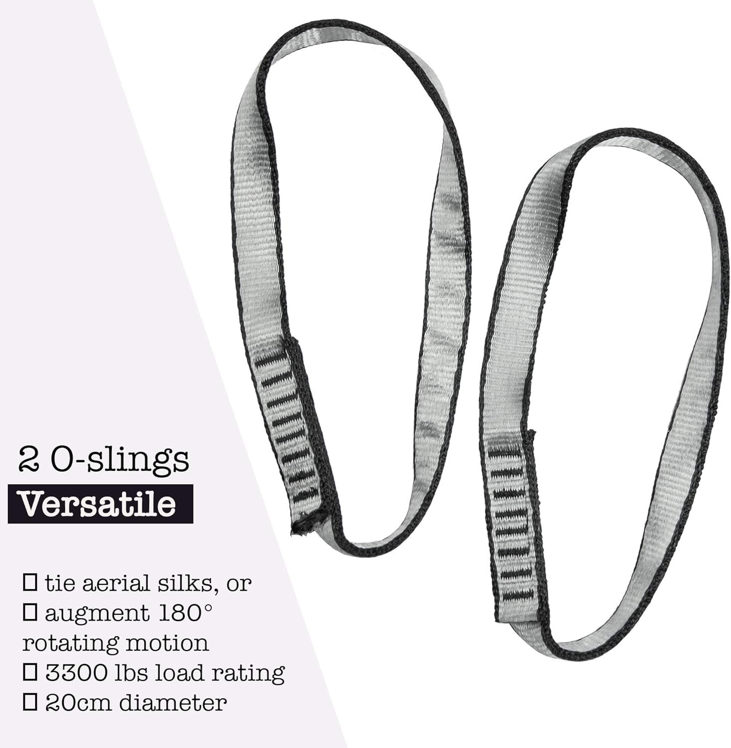 Acrobatic Aerial Silks Kit – 9 Yards Hammock, Hardware & Easy Setup Instructions