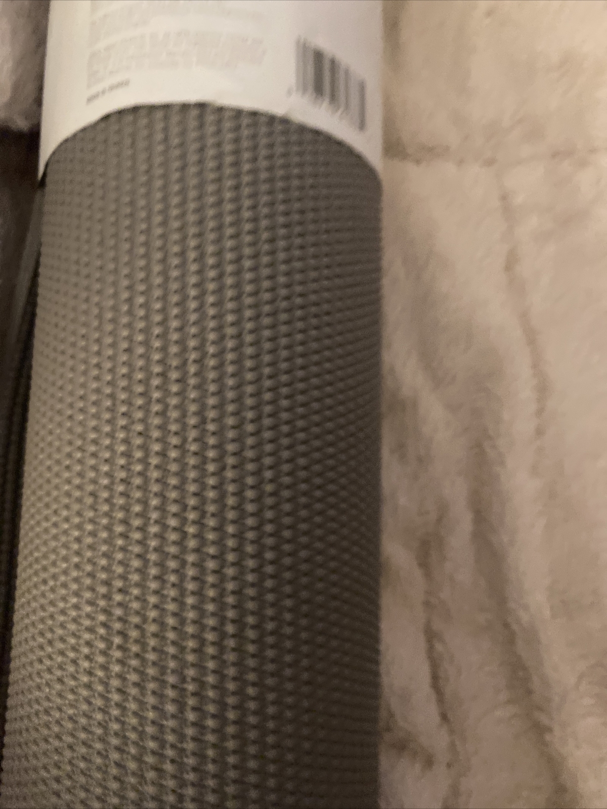 Gaiam Premium Print Yoga Mat 5MM Stabilizing Grip – Extra Thick 68&Prime; x 24&Prime; Gray