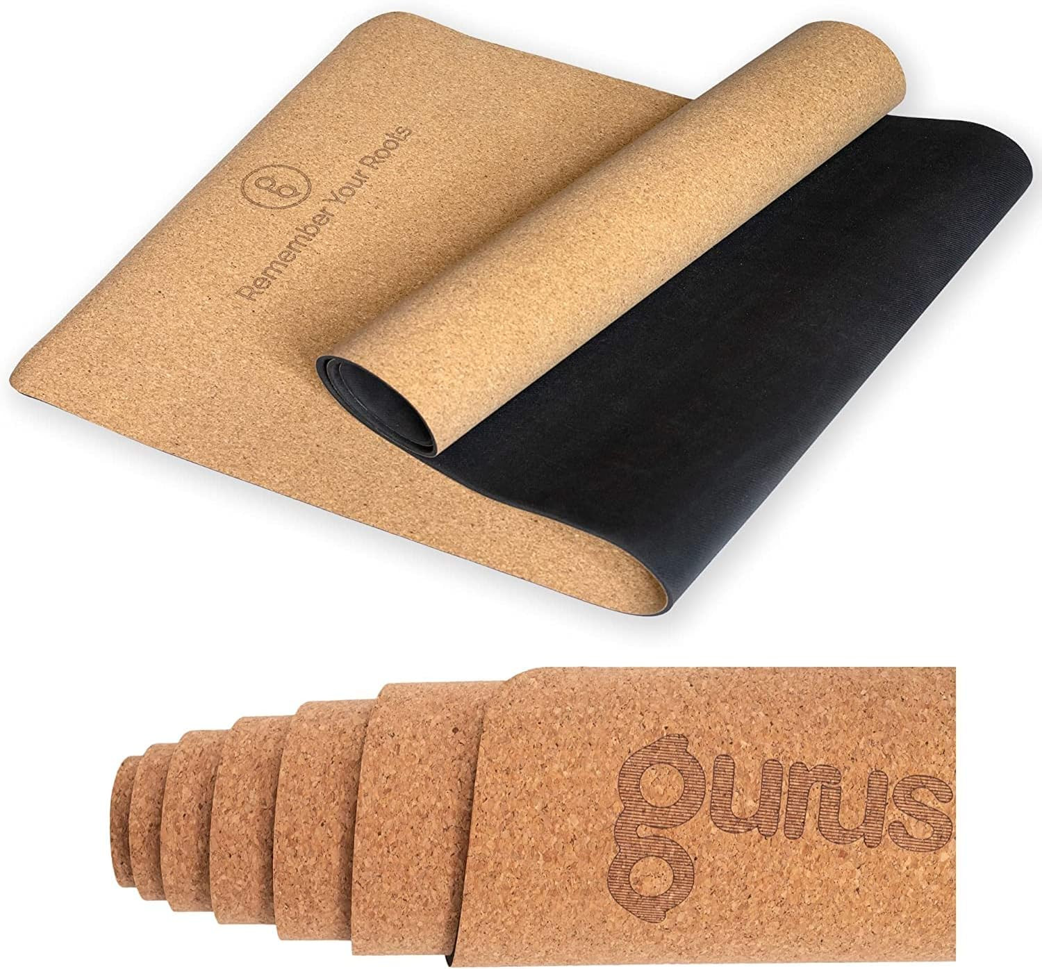 Thick Non-Slip Cork Yoga Mat – Sweat Proof & Durable for Home Workouts