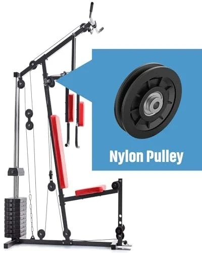 90mm/3.5&Prime; Universal Nylon Bearing Pulley-Wheel Replace for Home Gym 12 Pack