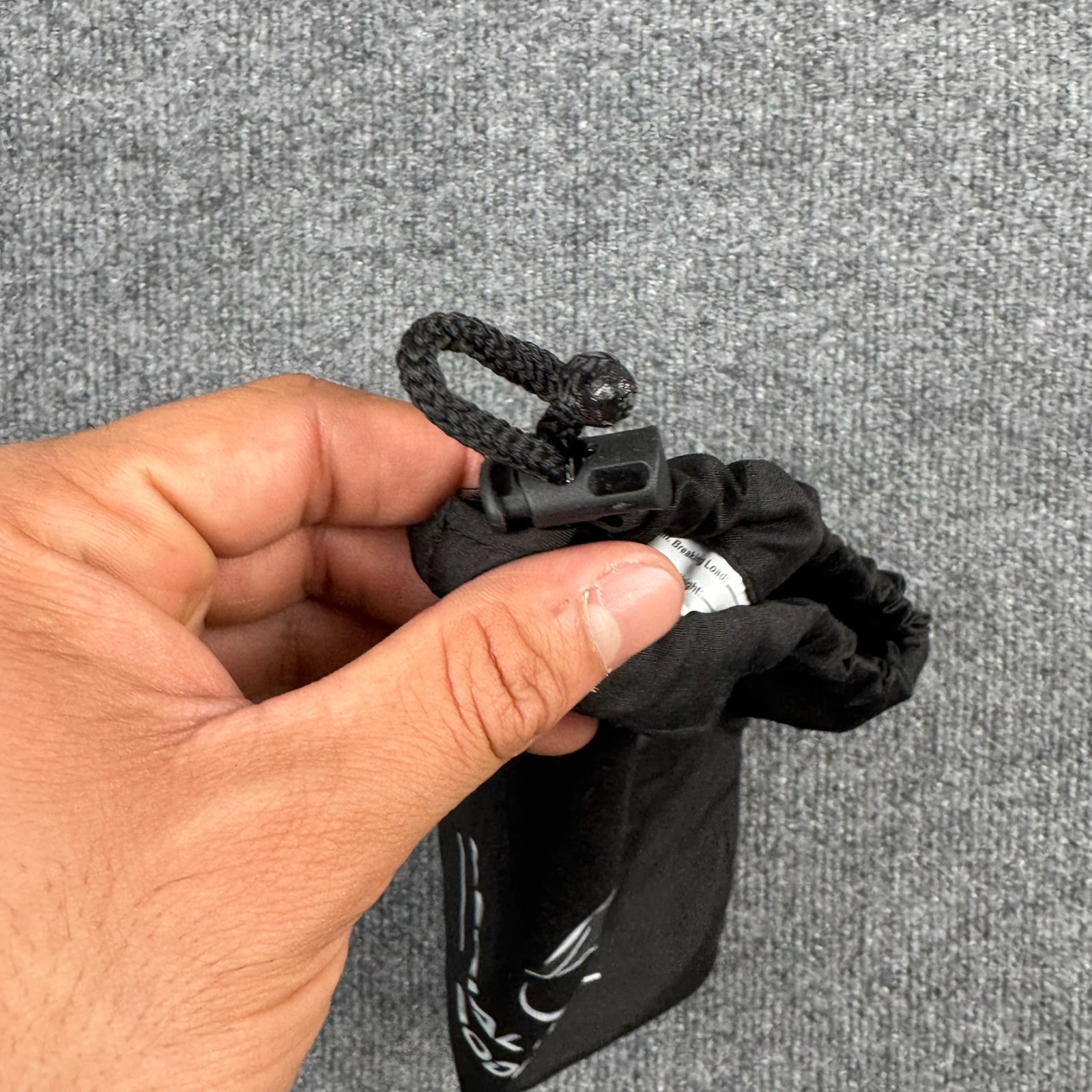 Aerial Fitness Bodies AFB Black Drawstring Storage Bag Yoga Silks Hammock Gear