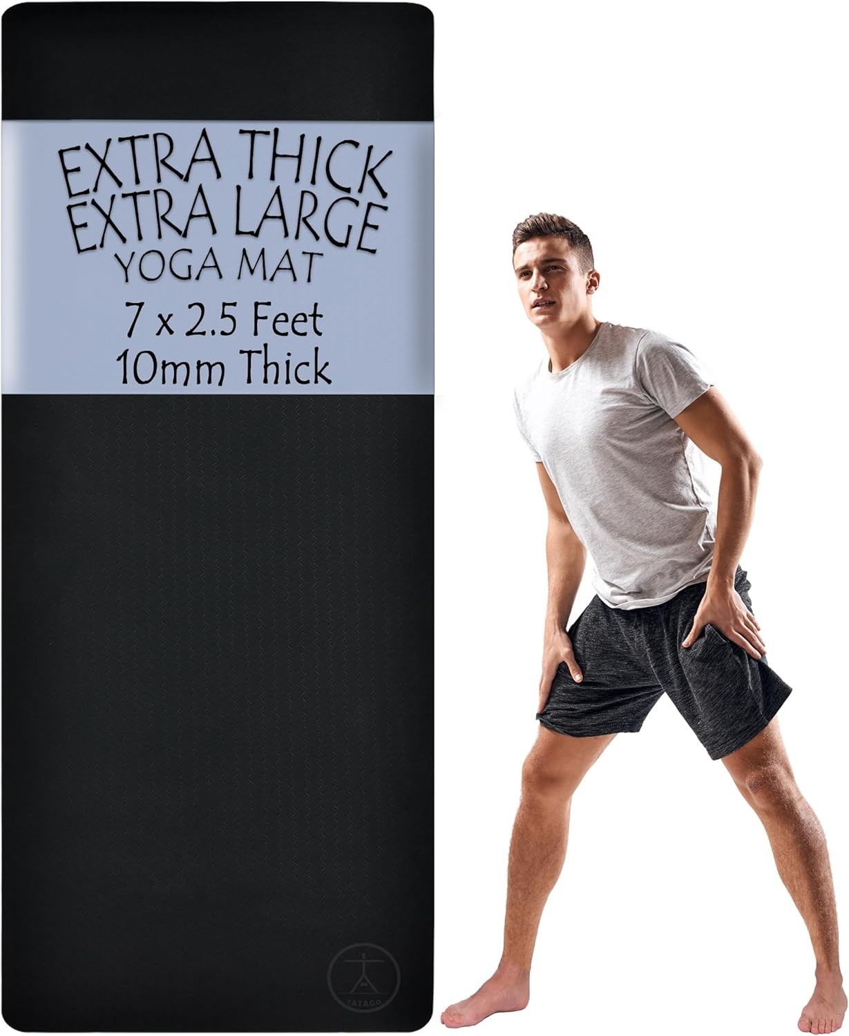 Extra Thick Yoga Mat Wide & XL-Our 10mm Extra Large Yoga Mat Thick Extra Wide