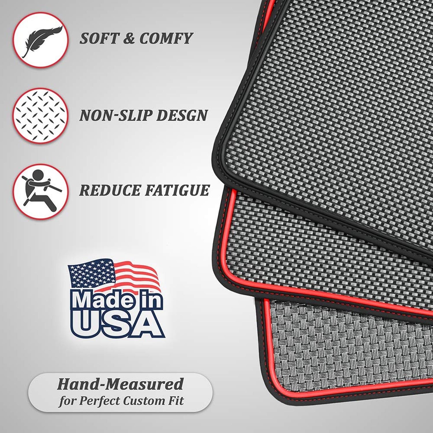 AUTAILORS Tesla Model 3 Floor Mats 2022 Fit for Performance-All Weather Floor…
