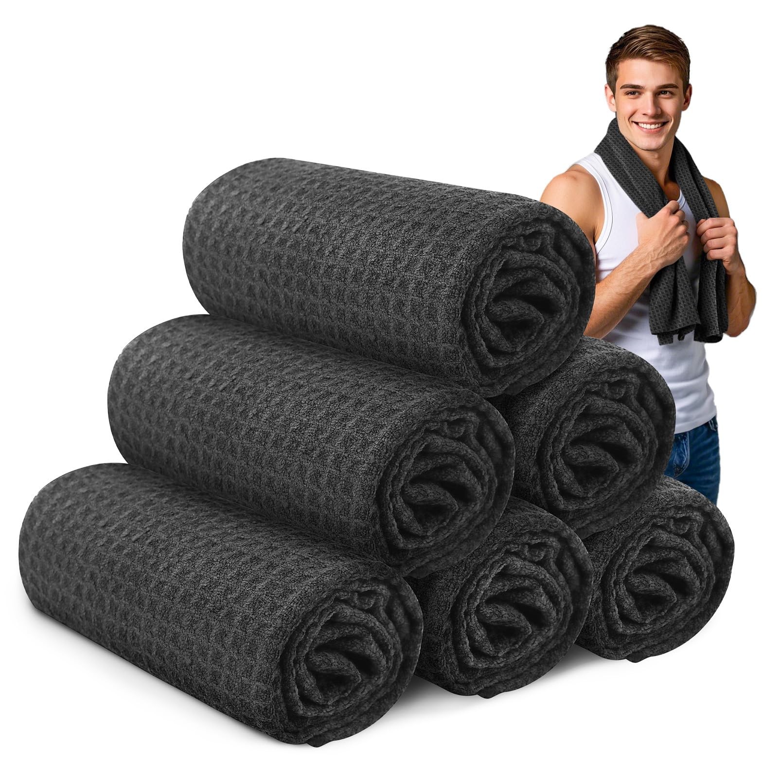 Soowash Microfiber Gym Towels For Working Out Sweat Towels Workout Gear For