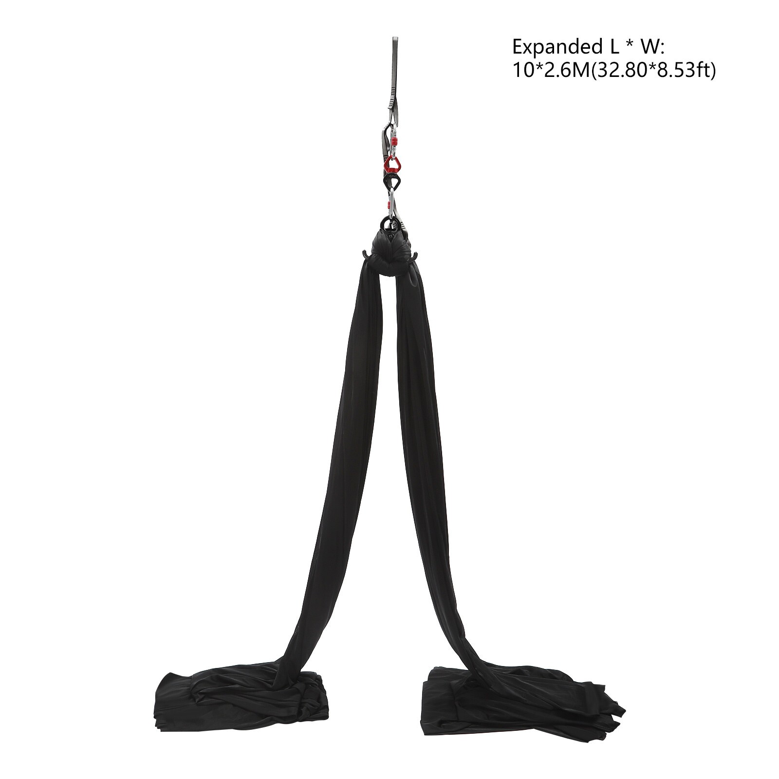 10M Premium Aerial Silks Equipment Yoga Pilates Swing Aerial Yoga Antigravity US