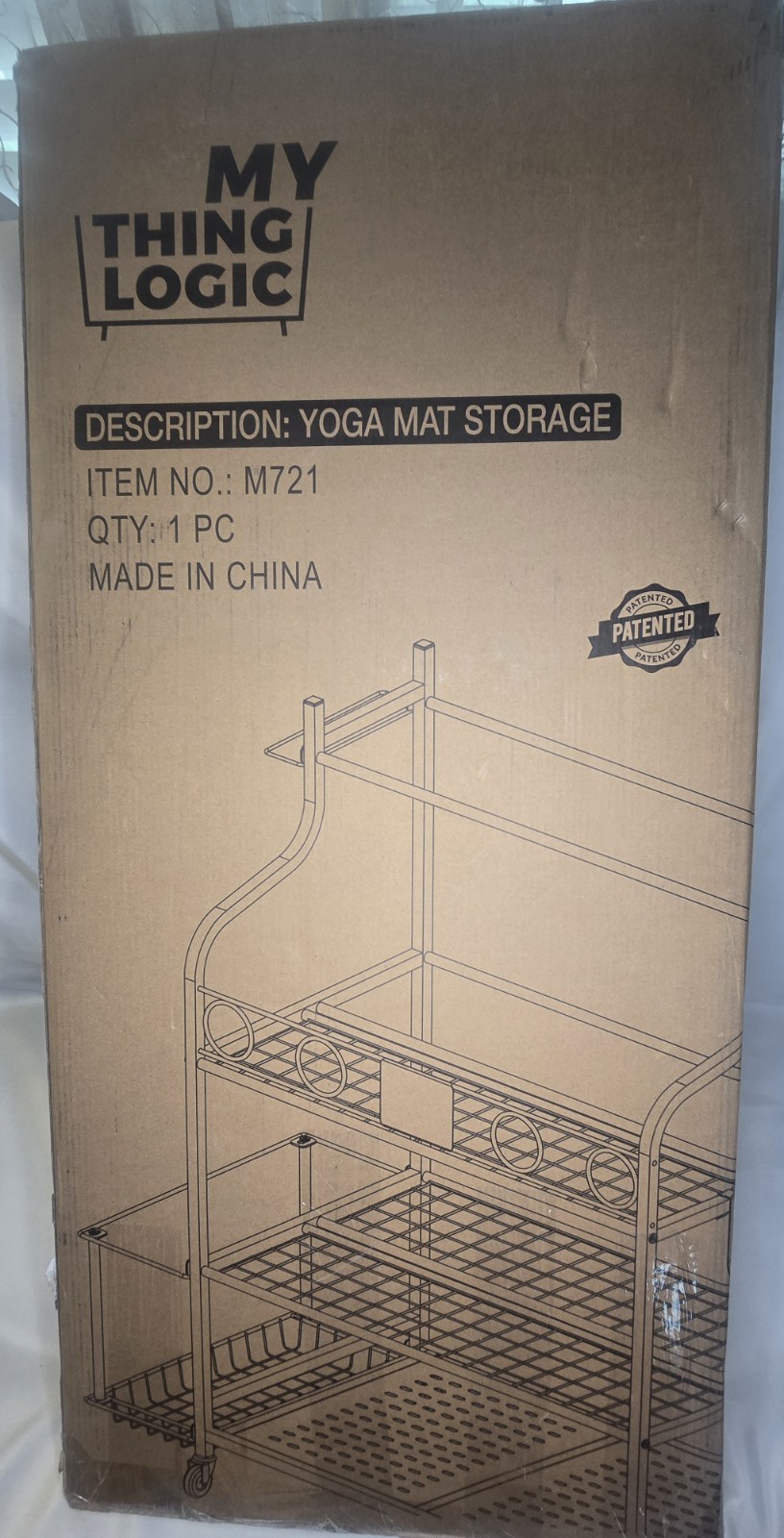 Mythinglogic Yoga Mat Storage Racks,Home Gym Storage Rack for Dumbbells