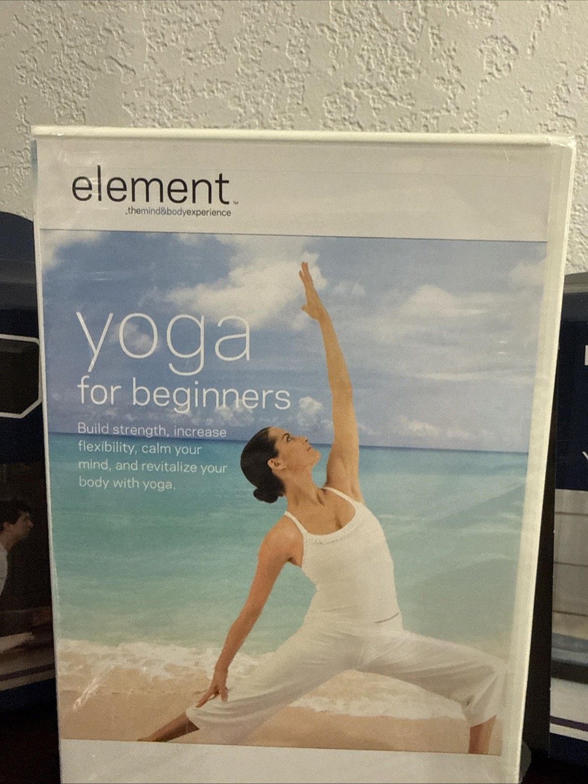 Element Yoga DVD New Beginners- Reebok Yoga Blocks Lot New Factory Sealed