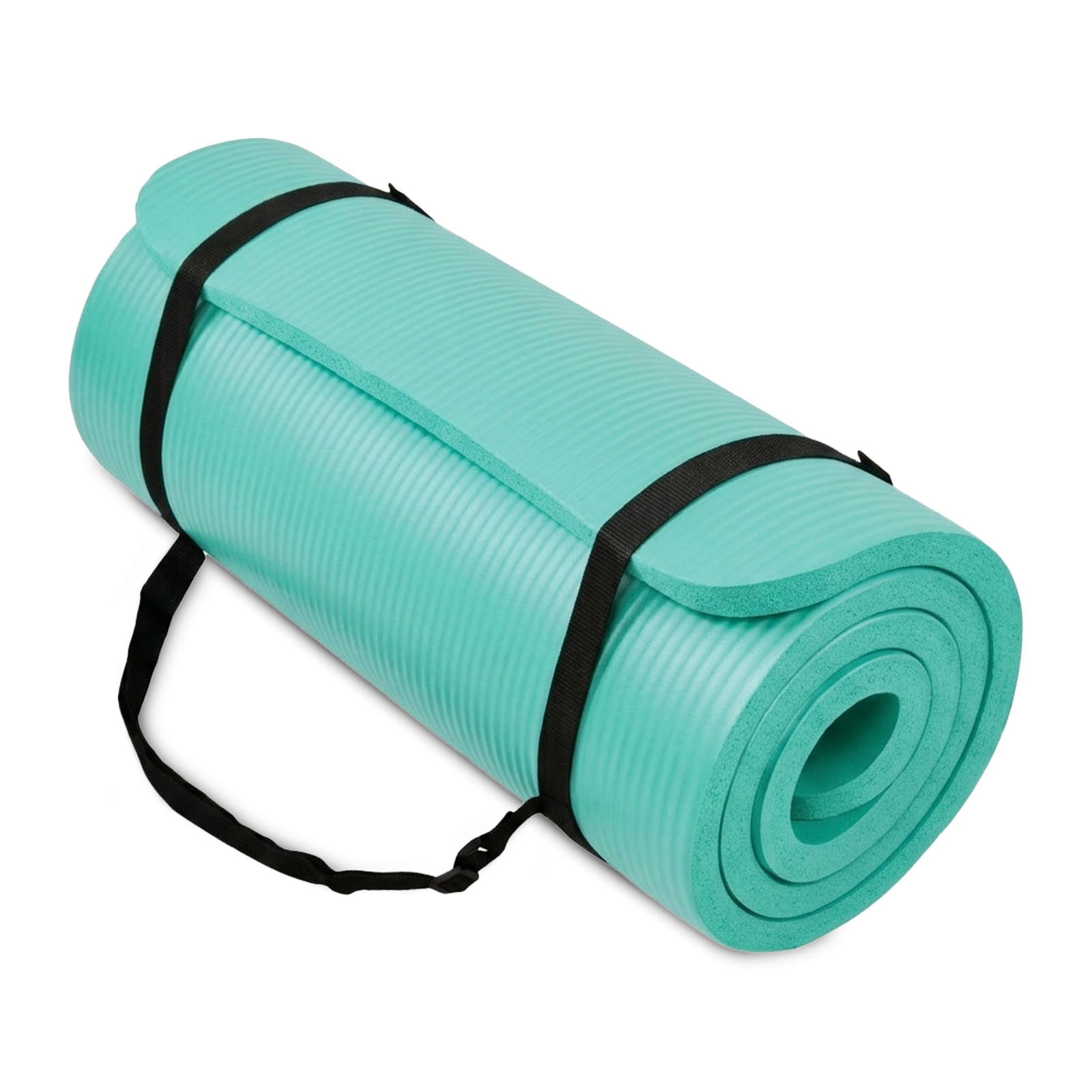 BalanceFrom Yoga Mat, 1-Inch Extra Thick Exercise Pilates Workout Mat (Open Box)