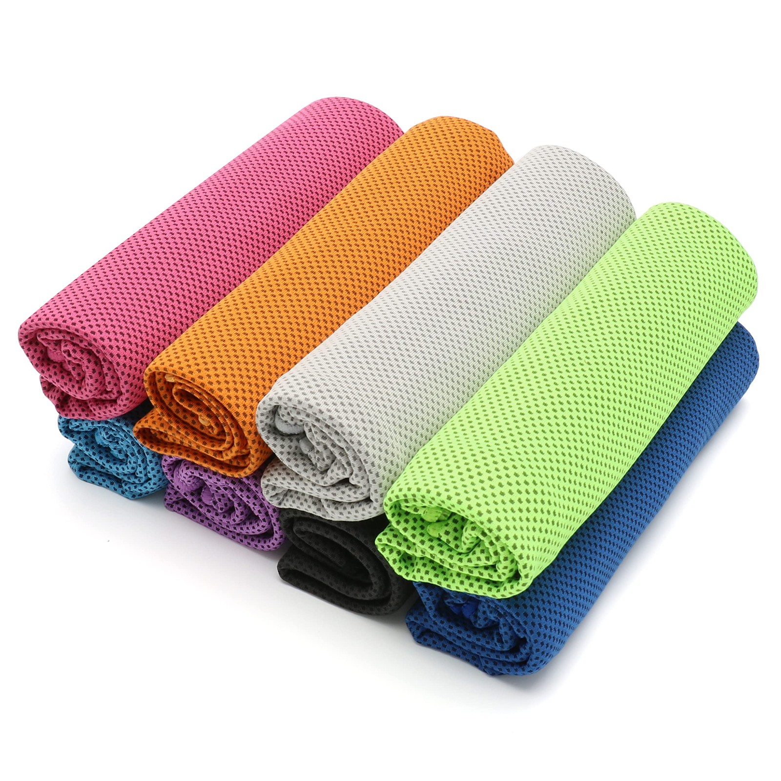 SMALLElectric 8 Packs 40&Prime;x 12&Prime; Microfiber Multicolor 8pack, Multicolor-4