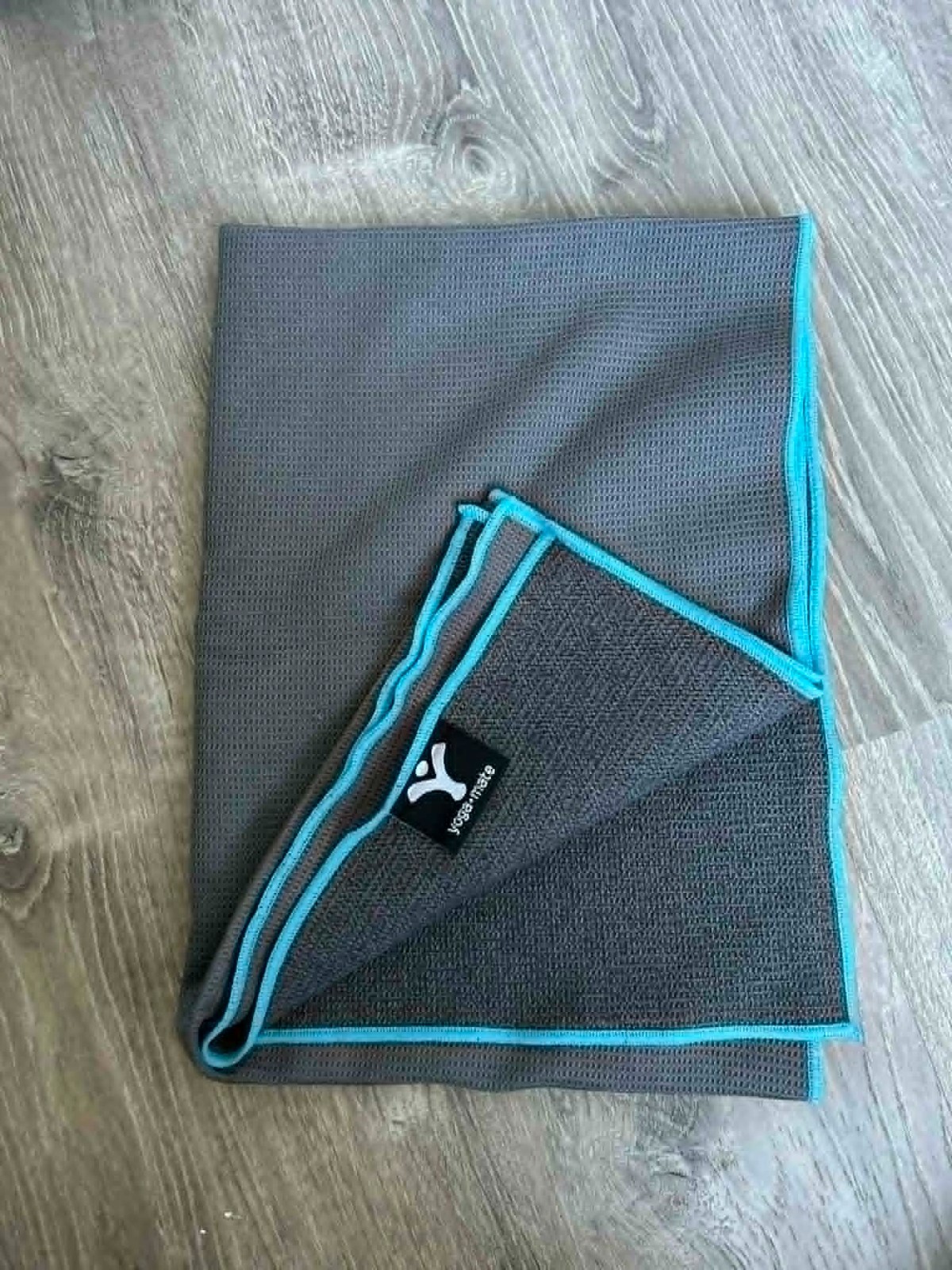 NON-SLIP Yoga Towel | Brand: Yoga Mate | Hot Yoga | 64&Prime; x 48&Prime; | Gray