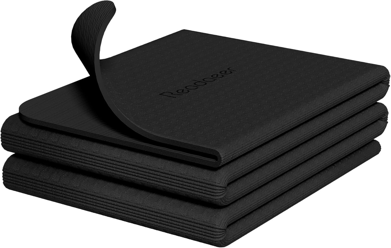 Foldable Yoga Mat for Travel Folding Yoga Mat 6Mm Thick with Carrying Bag, Non-S