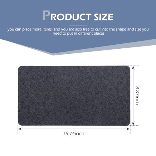 1 PC Car Dashboard Non Slip Mat, Universal Dash Rubber Pad, Lengthen High